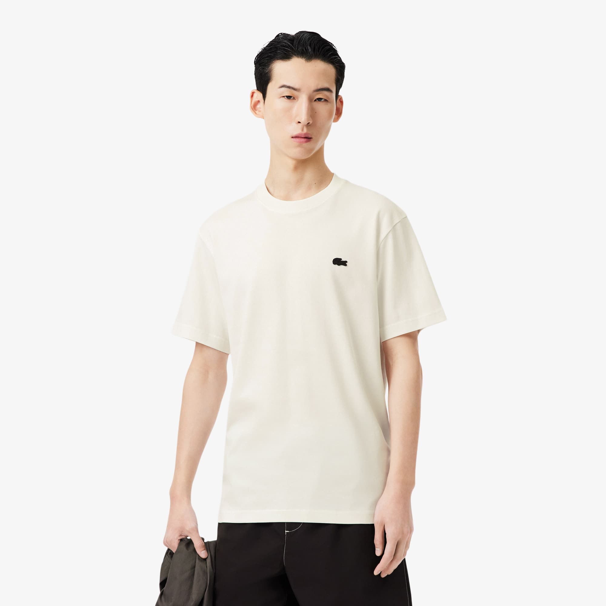 Printed Heavy Cotton T-Shirt - White