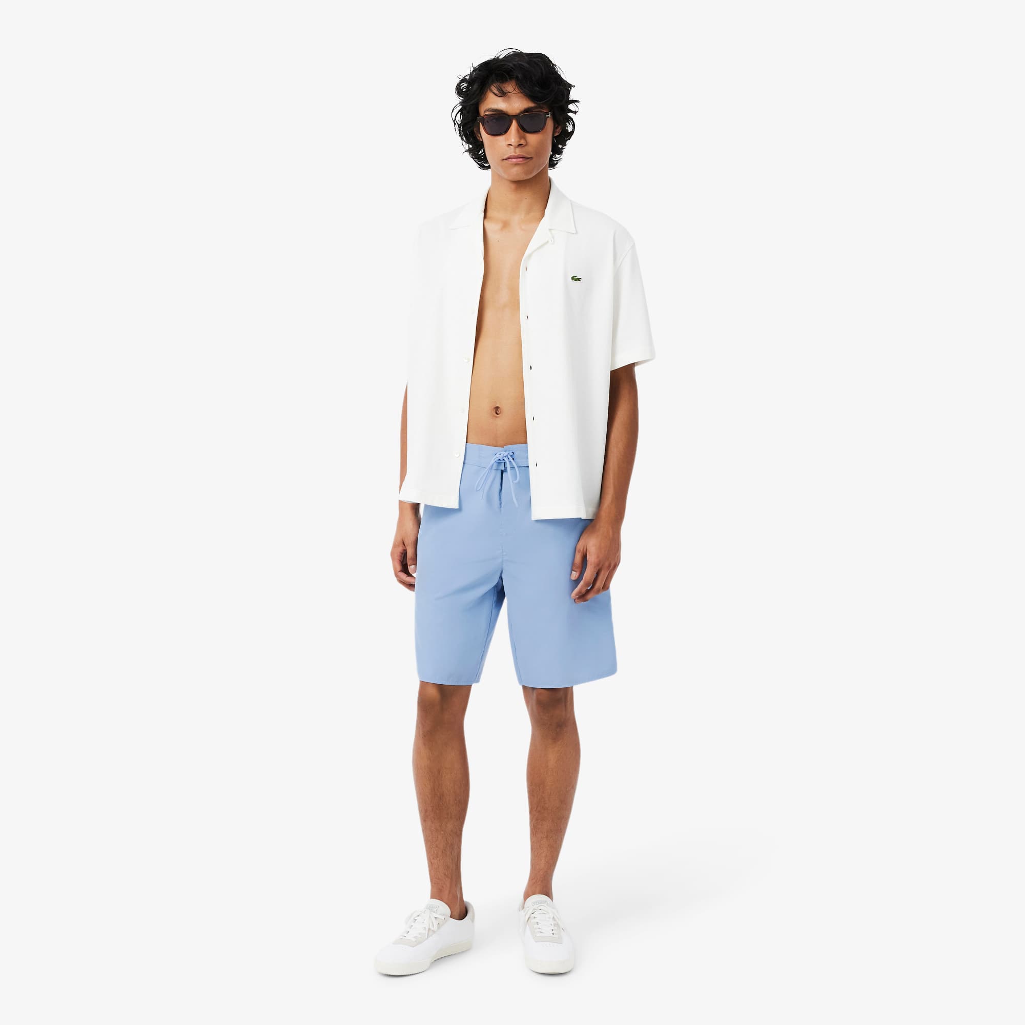Long Surfer Swim Trunks - Light Blue