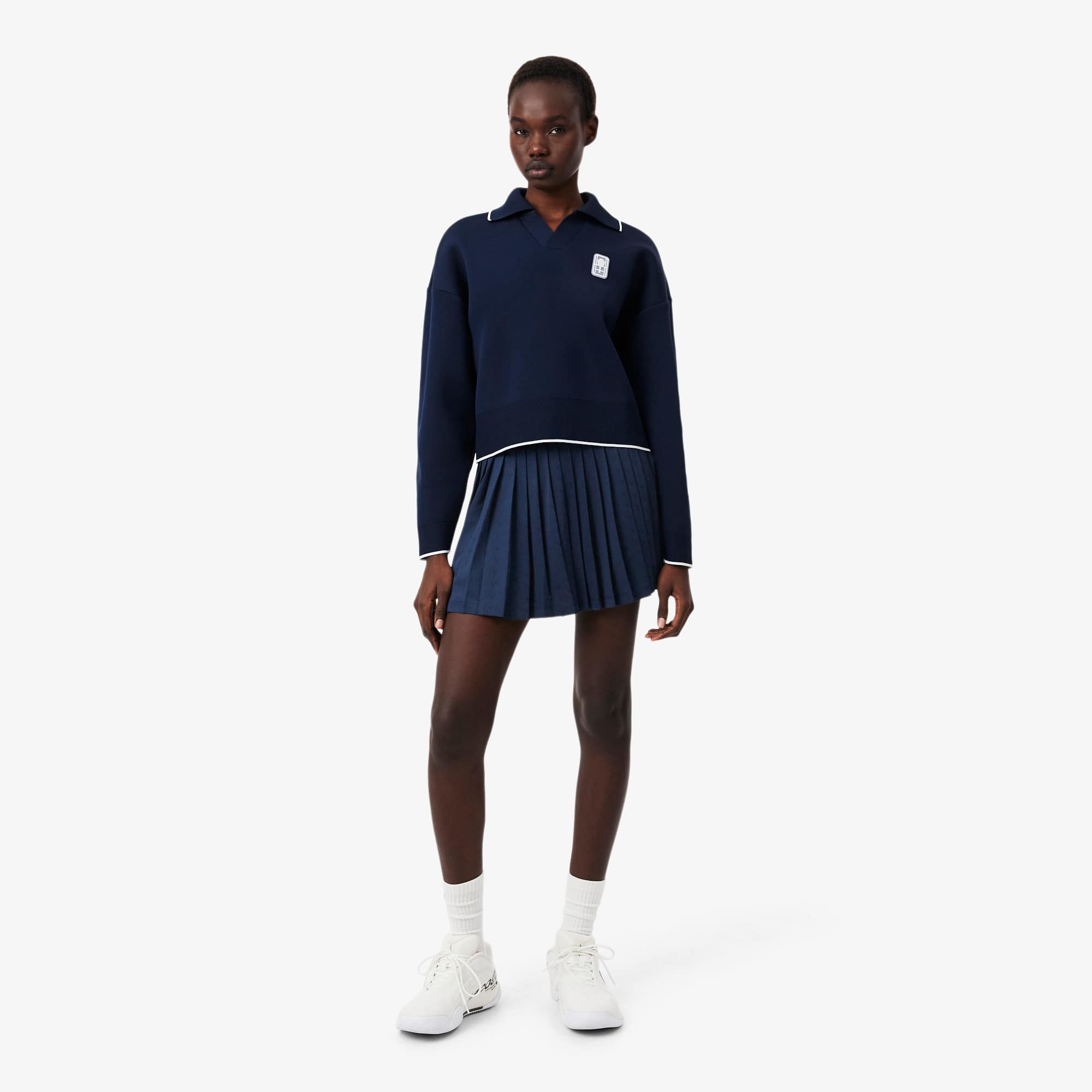 Ultra Dry Tennis Heritage Lined Skirt - Navy Blue
