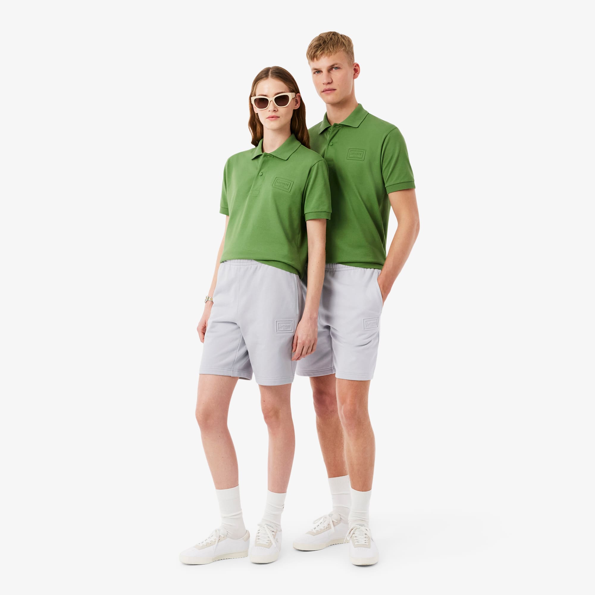 Regular Fit Fleece Shorts - Light Grey