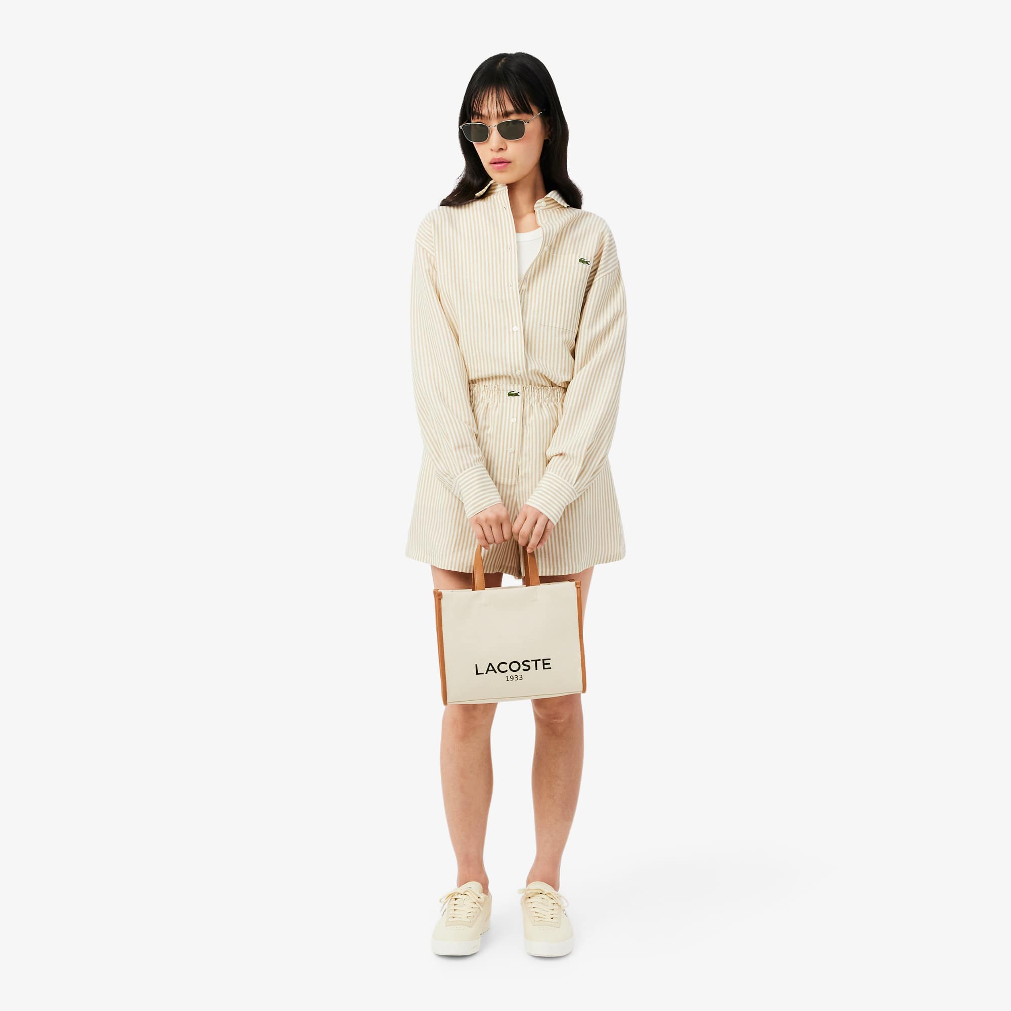 Small Heritage Canvas Tote - Natural tan