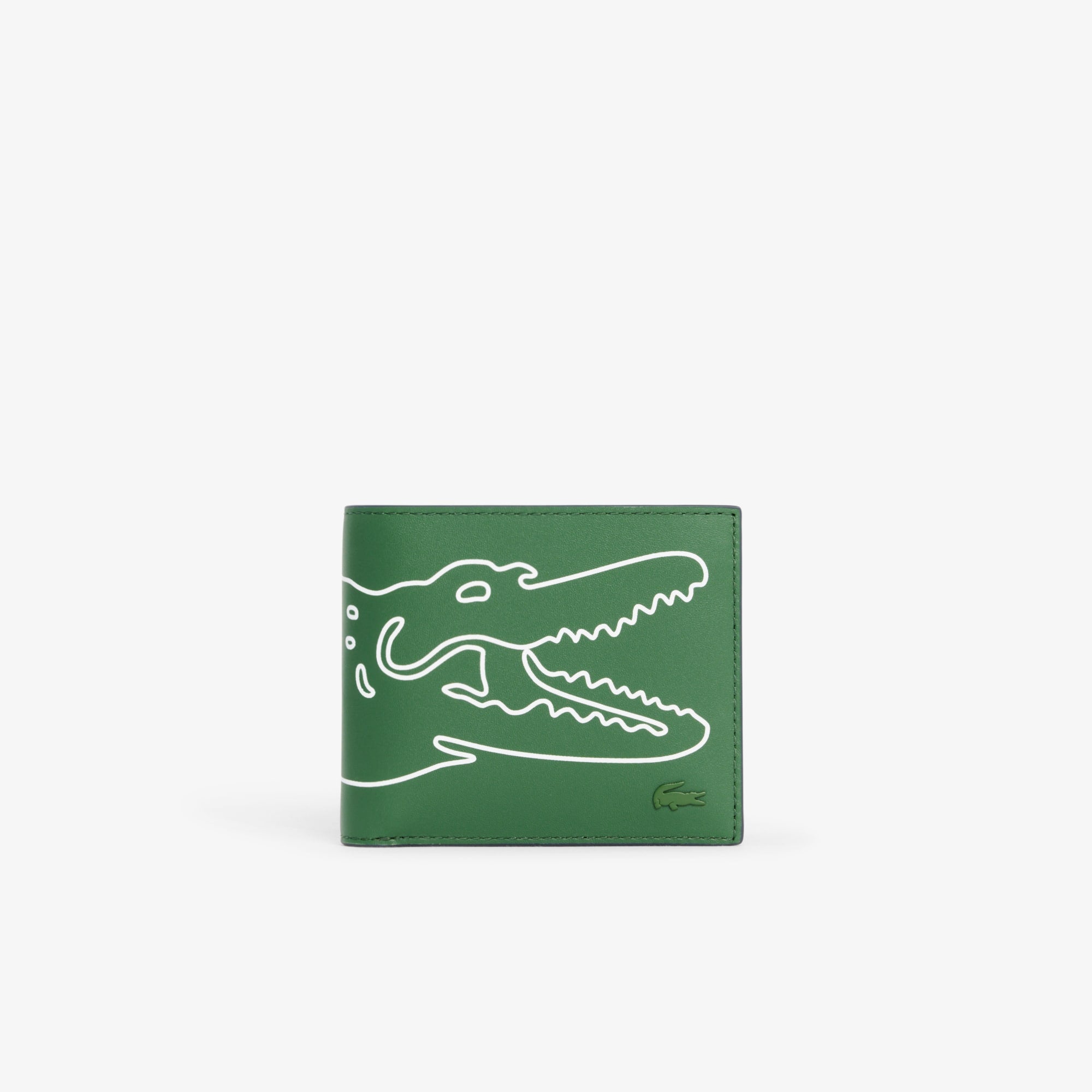 Medium FG Leather Billfold - Vert