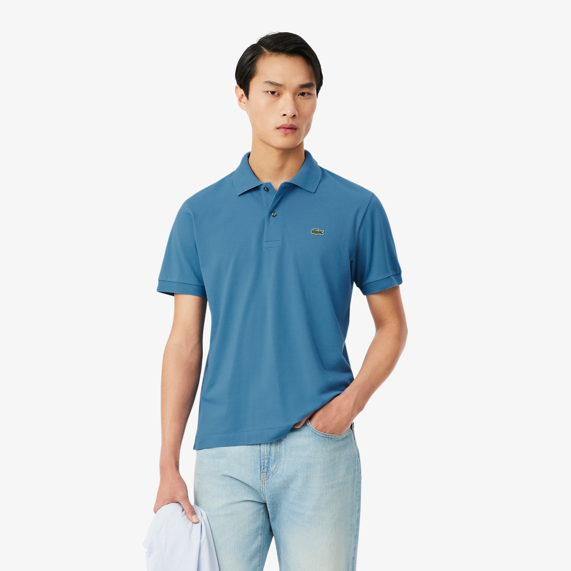 Men's Classic Fit L.12.12 LIGHT Piqué Polo - Bleu