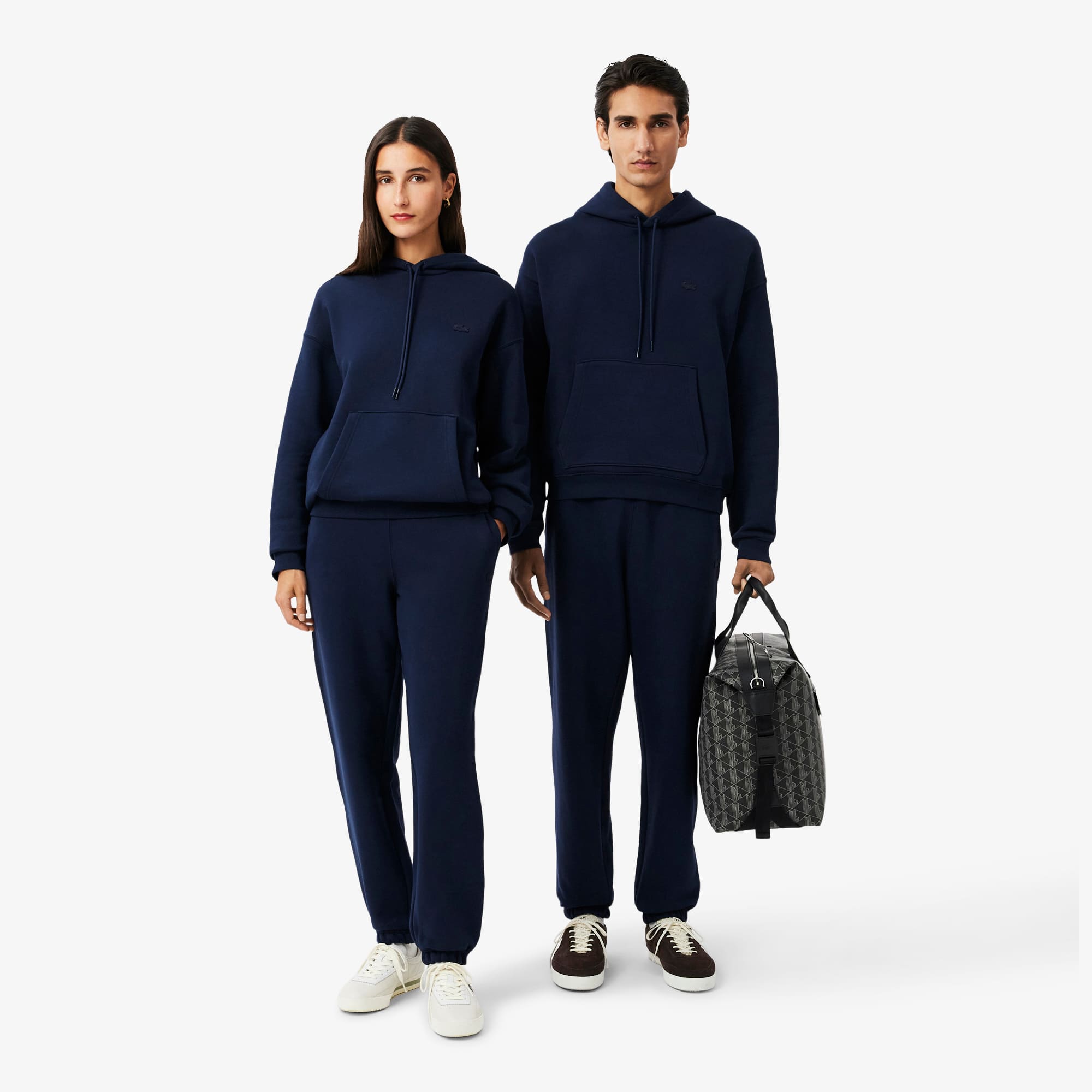 Unisex Fleece Sweatpants - Navy Blue