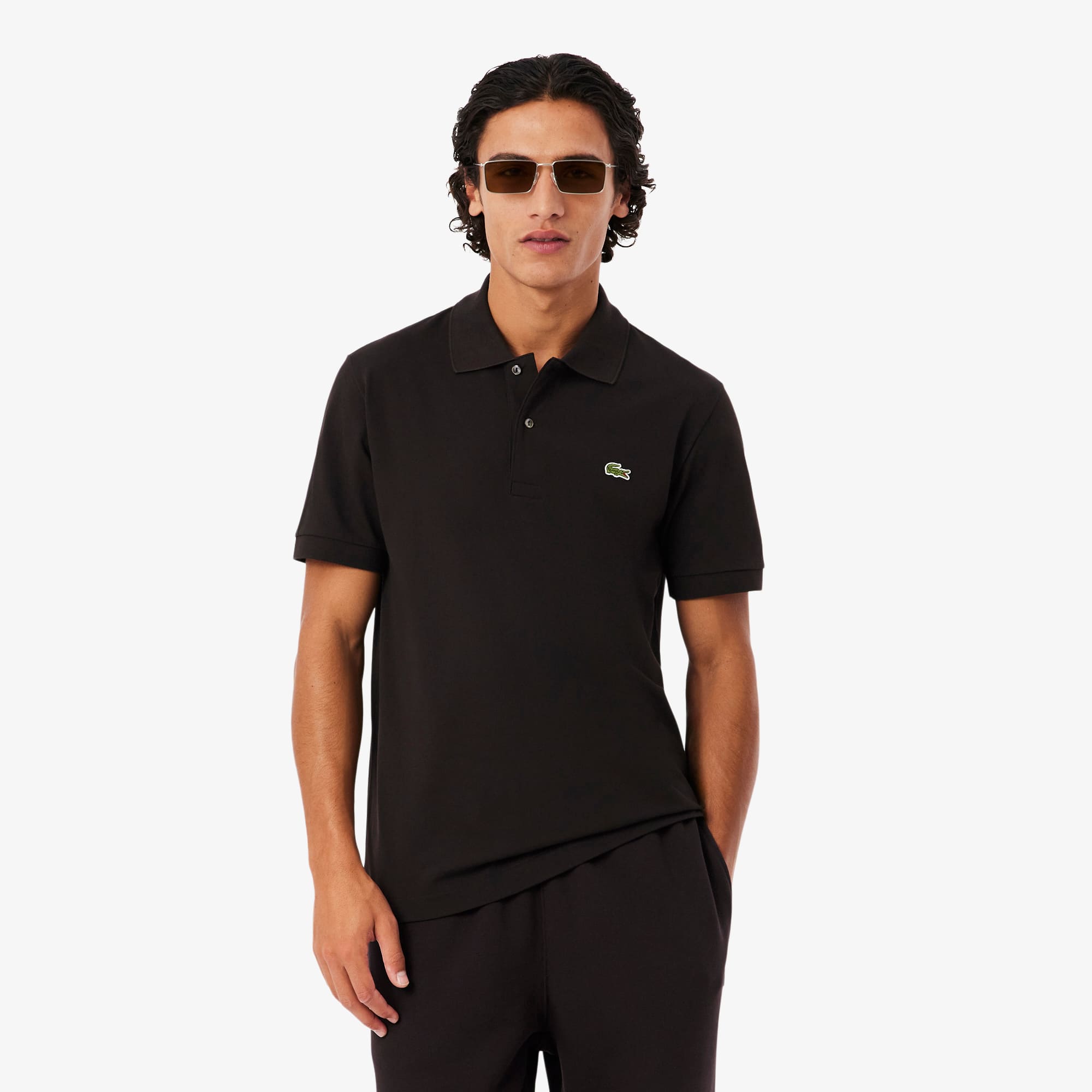 Men's Classic Fit L.12.12 LIGHT Piqué Polo - Brown