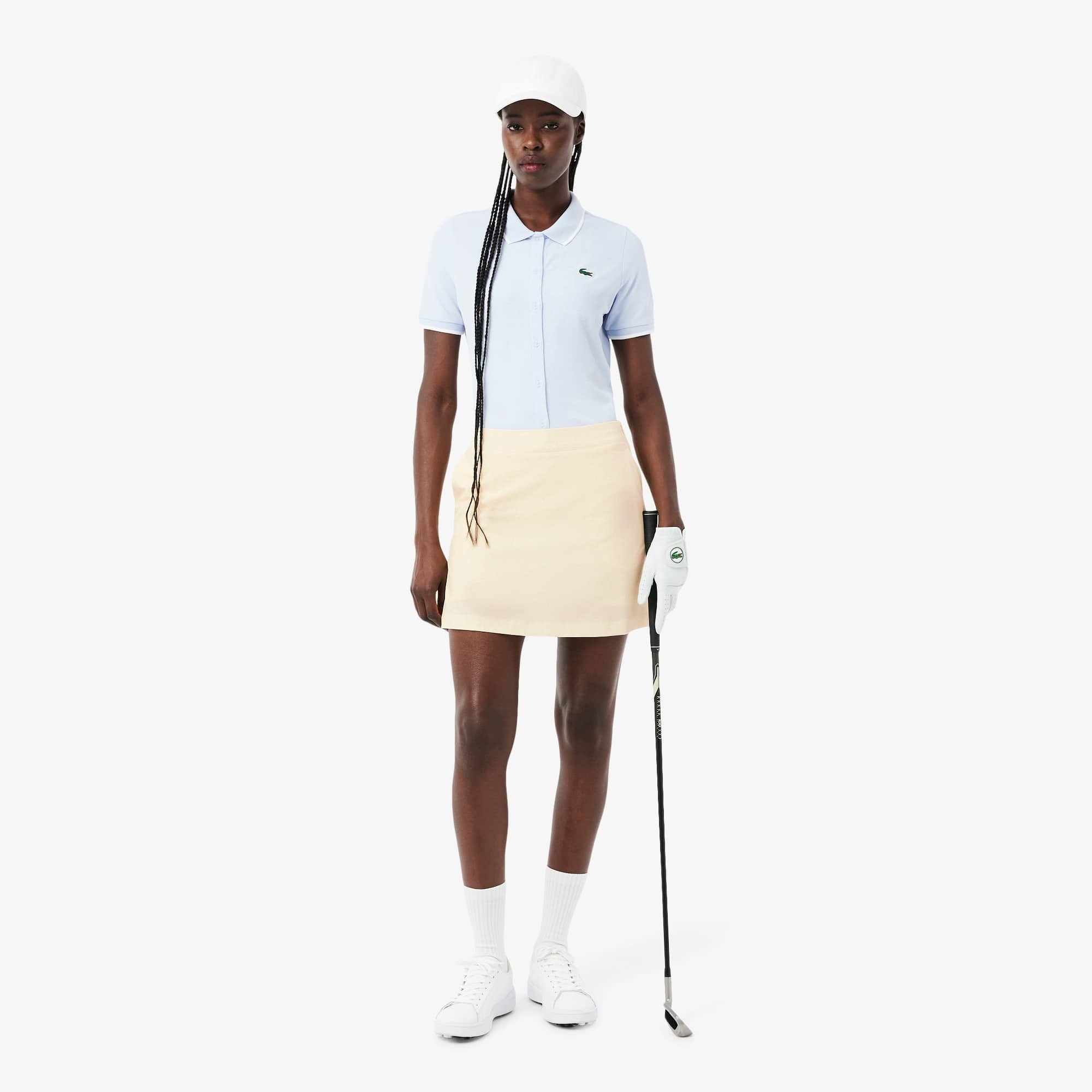 Women's Ultra Dry Lined Golf Skirt - Beige / Blanc / Beige