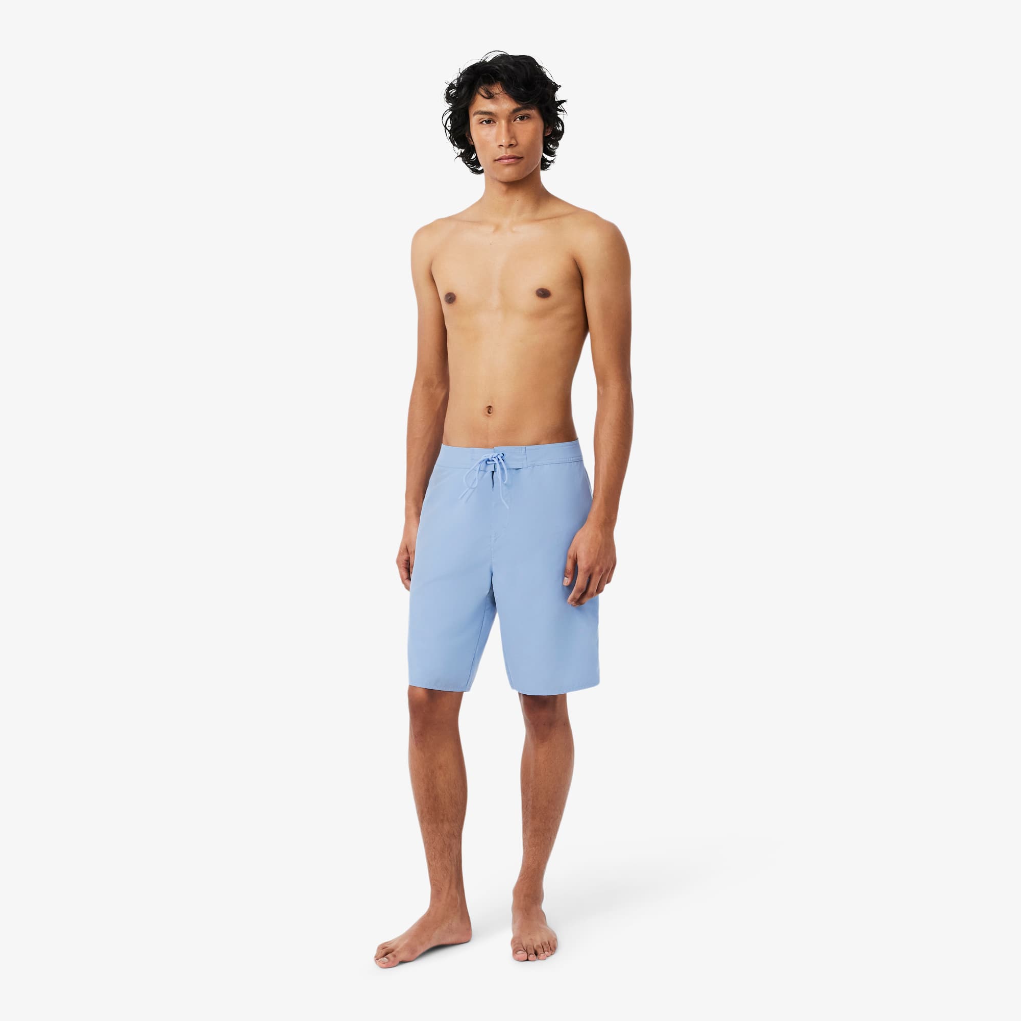 Long Surfer Swim Trunks - Light Blue