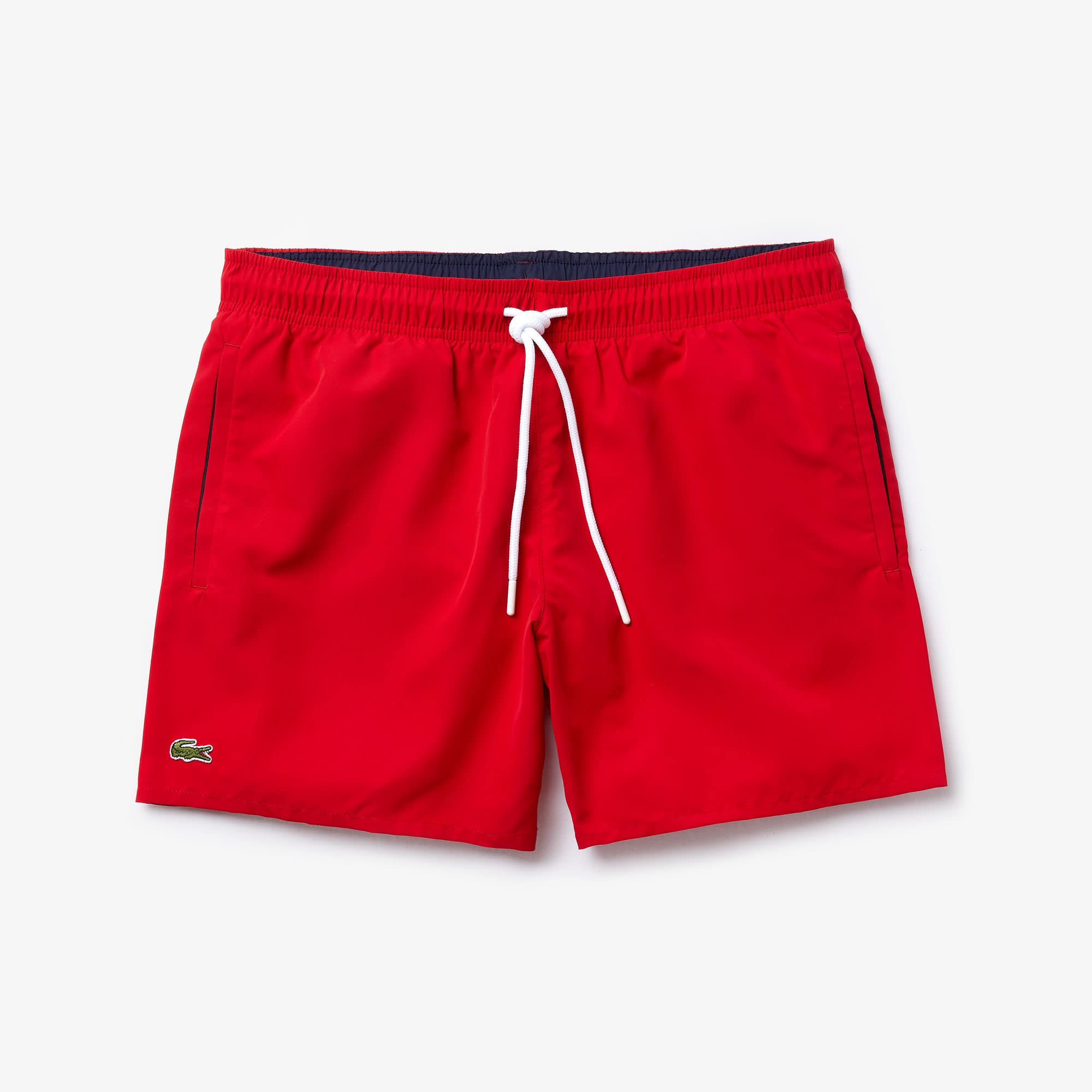 Men's Quick-Dry Swim Trunks - Red / Navy Blue