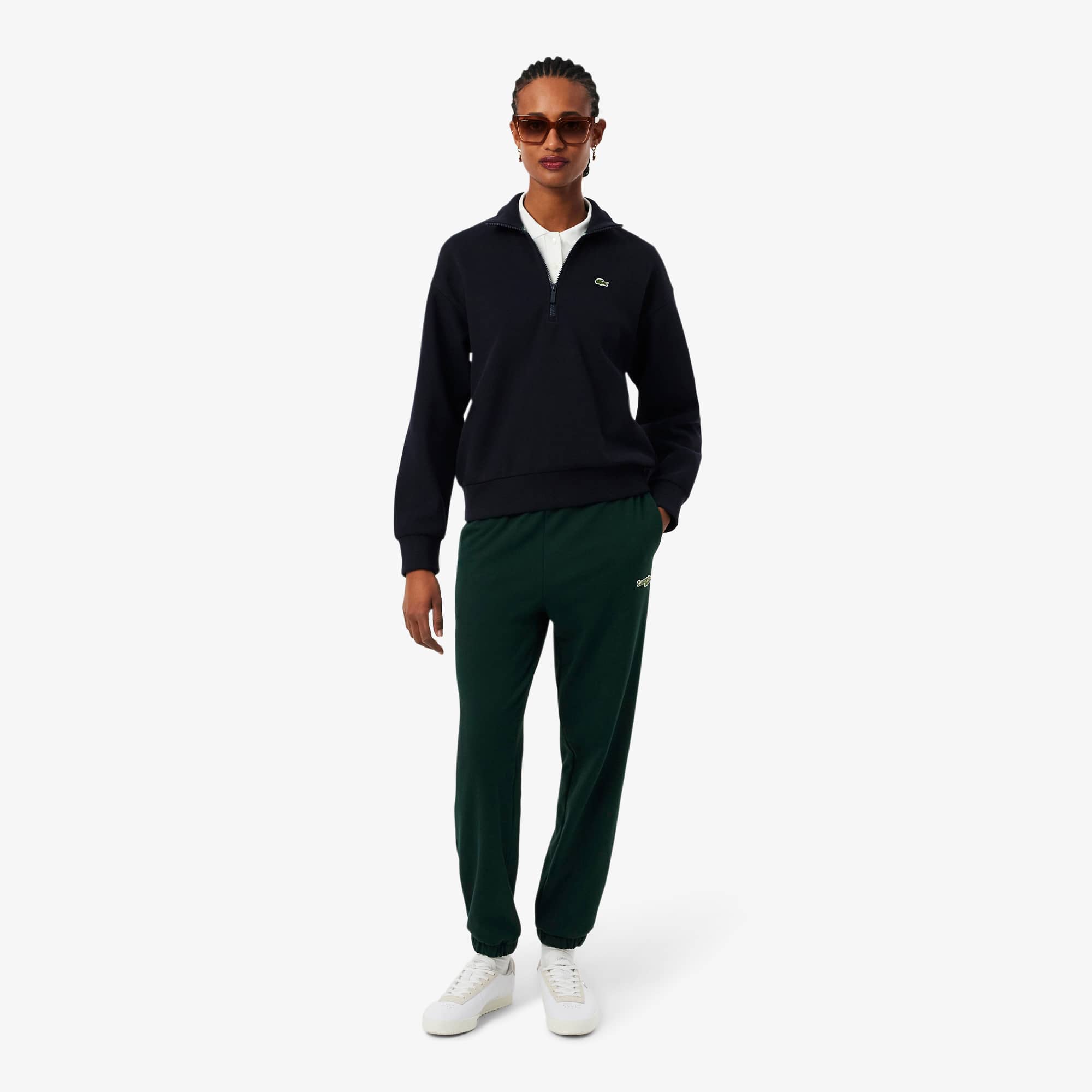 Women's Straight Fit Logo Sweatpants - Forest green