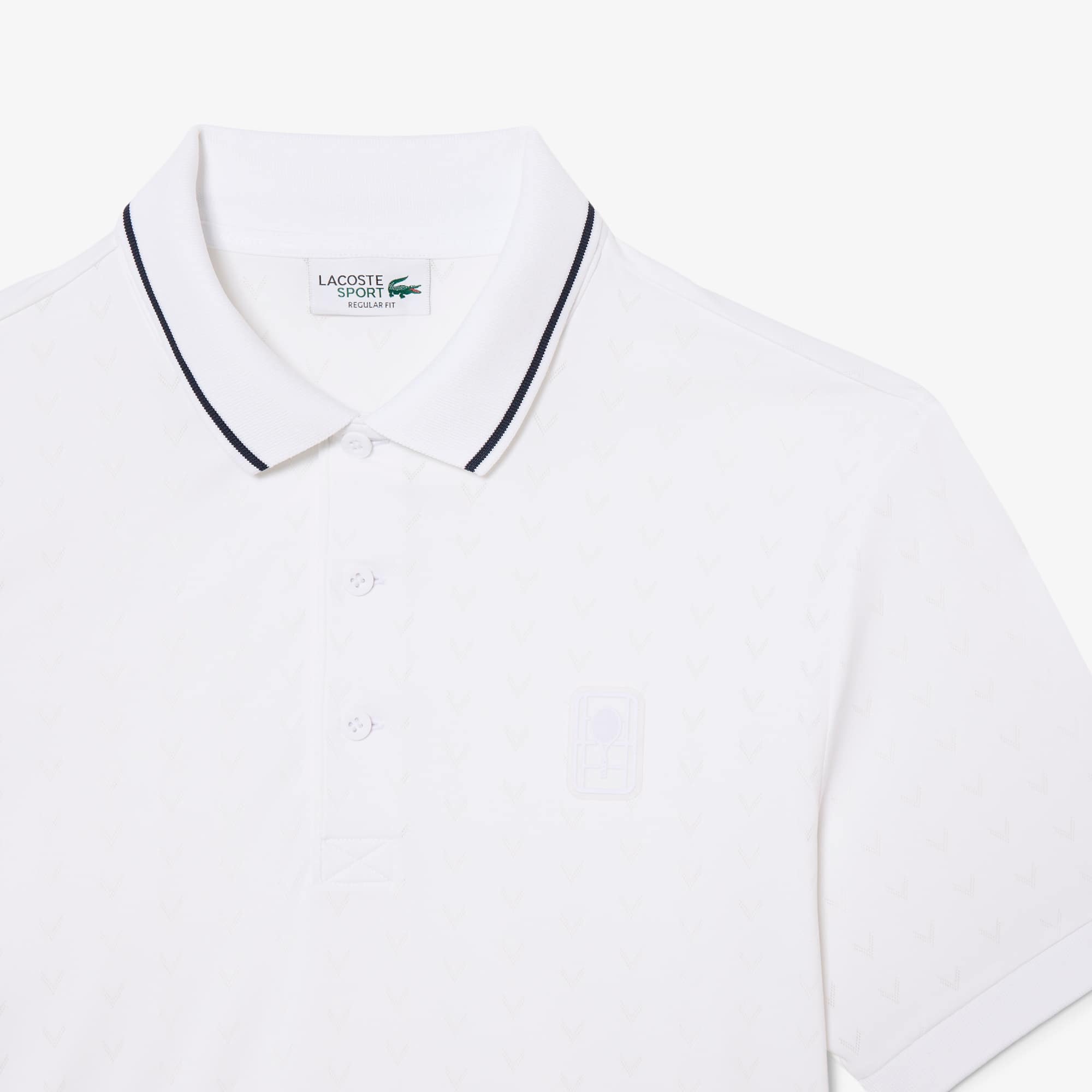 Tennis Heritage Ultra Dry Stretch Polo - White