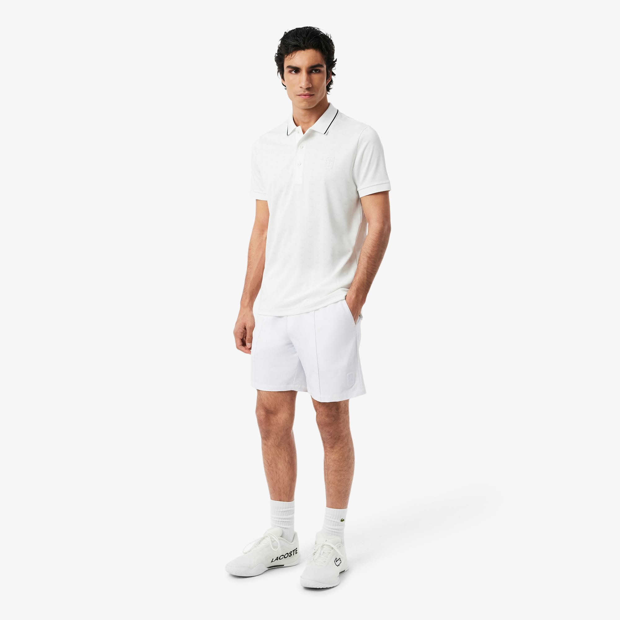 Tennis Heritage Ultra Dry Stretch Shorts - White