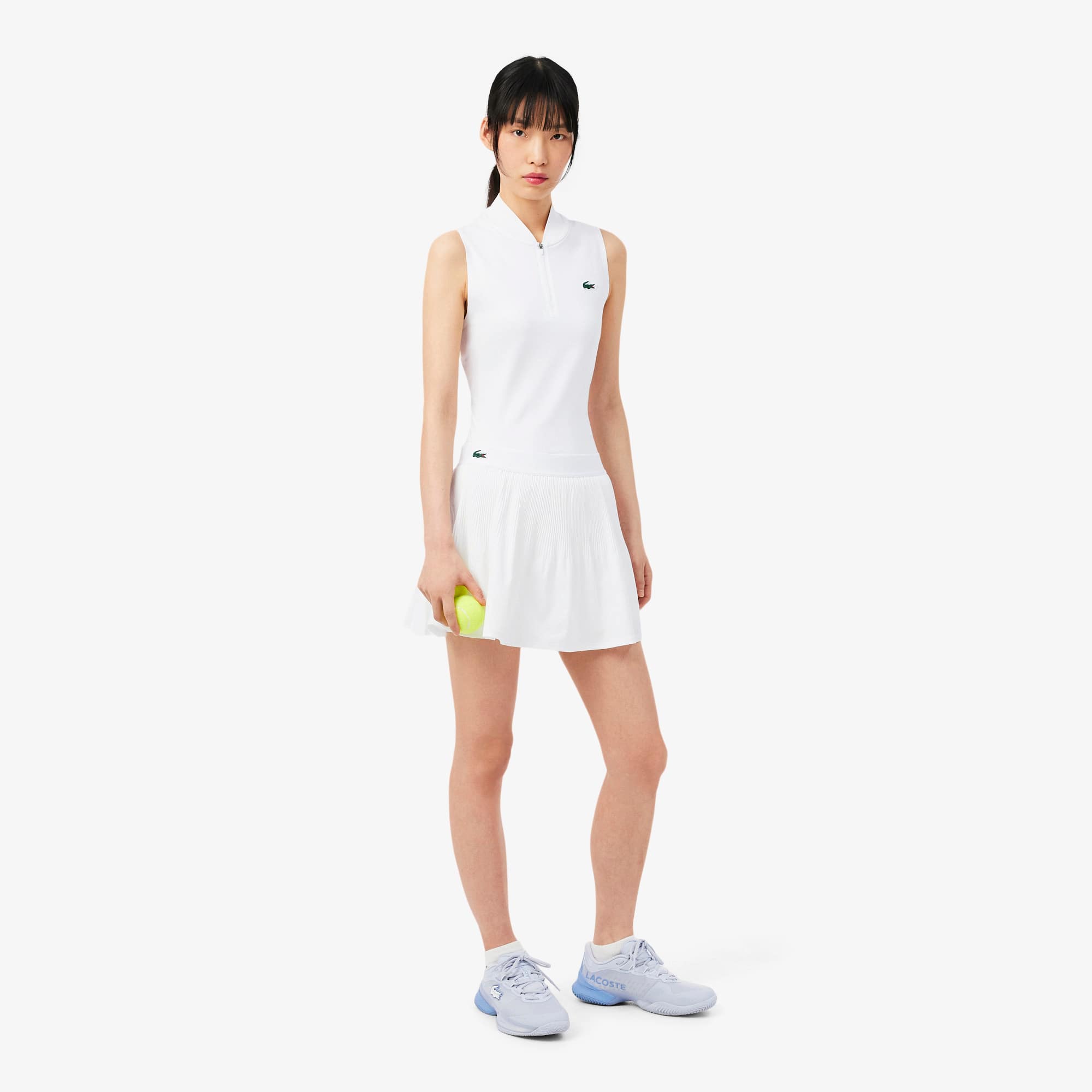 Ultra Dry Tennis Skirt with Liner - White