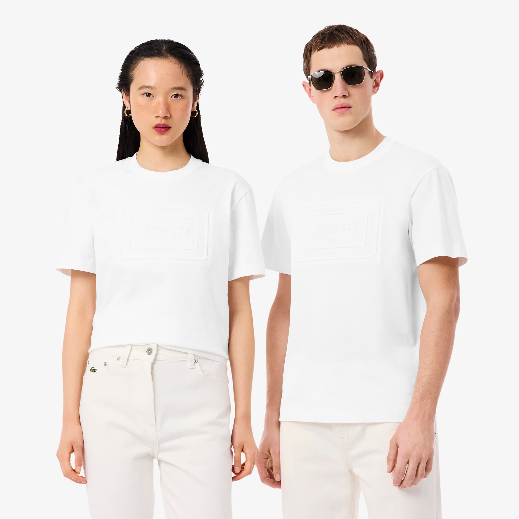 Embroidered Cotton T-Shirt - White