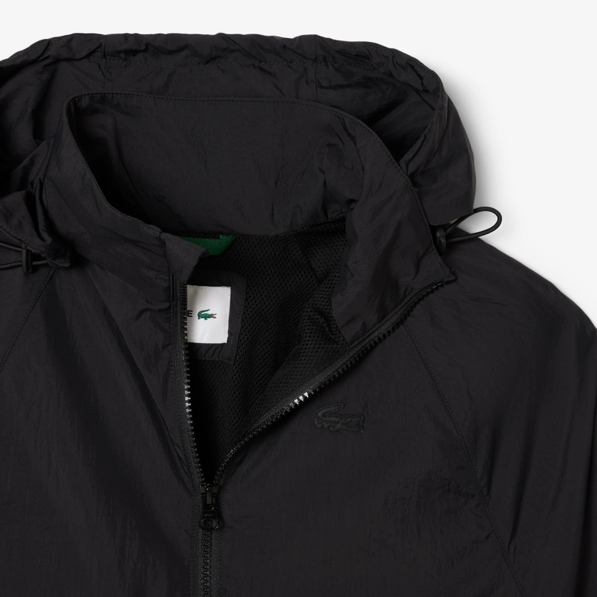 Women's Hooded Track Jacket - Black