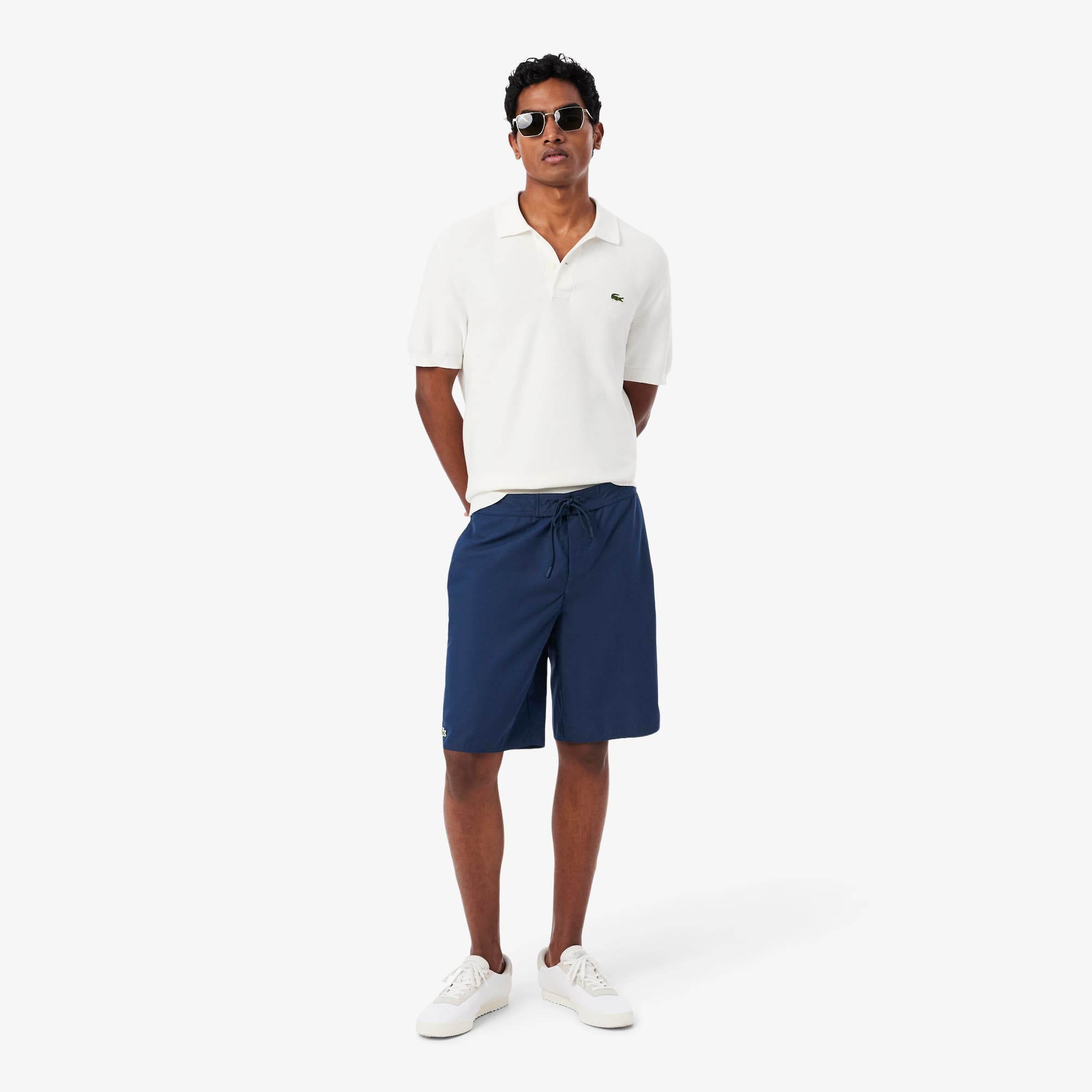 Long Surfer Swim Trunks - Navy Blue