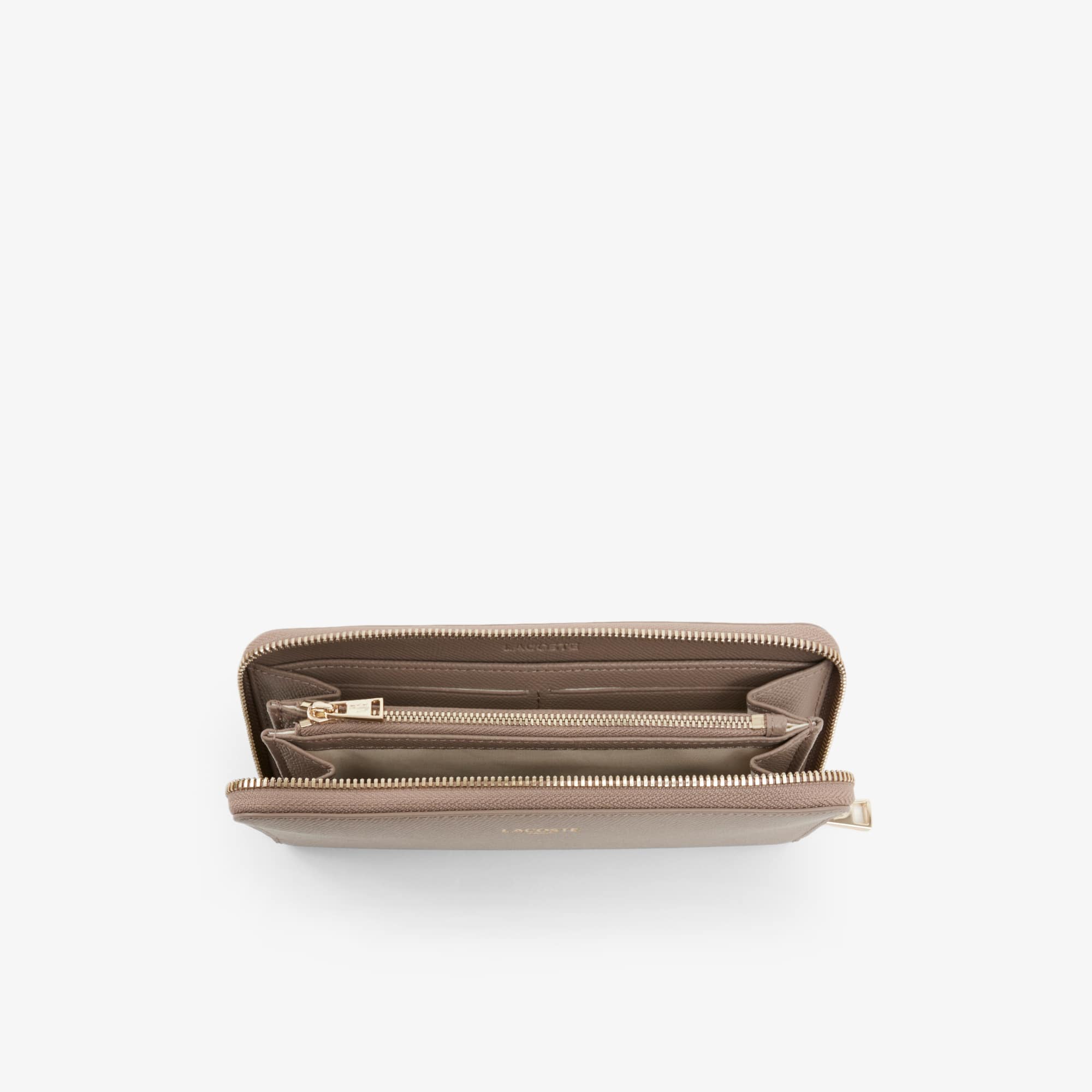 Champs-Élysées Zipped Billfold - Taupe
