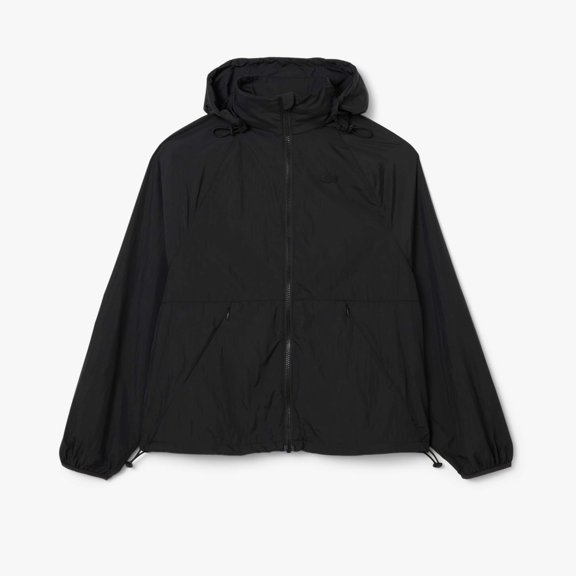 Women's Hooded Track Jacket - Black