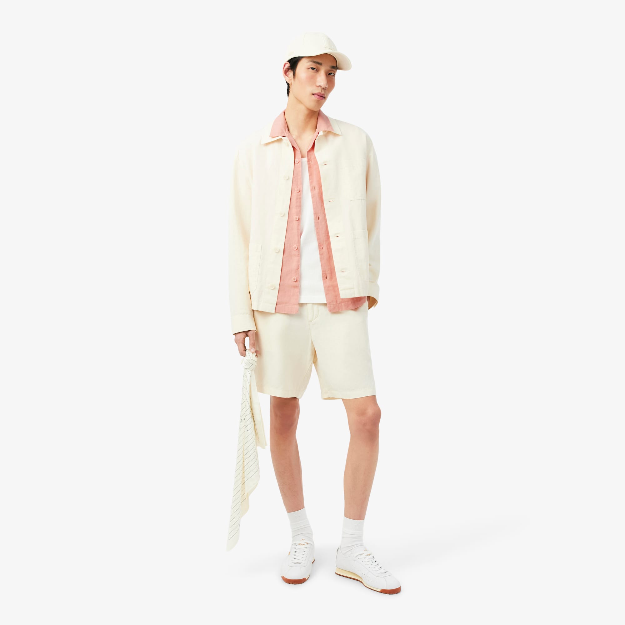 Relaxed Fit Linen Shirt - Rose