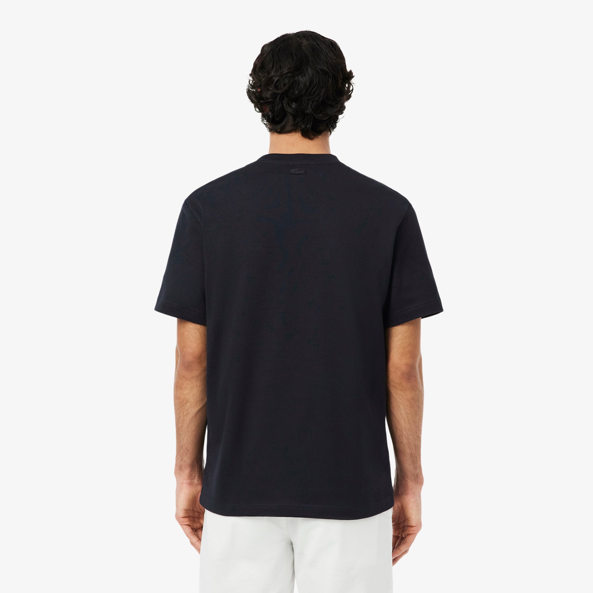 Embroidered Heavy Jersey T-Shirt - Black
