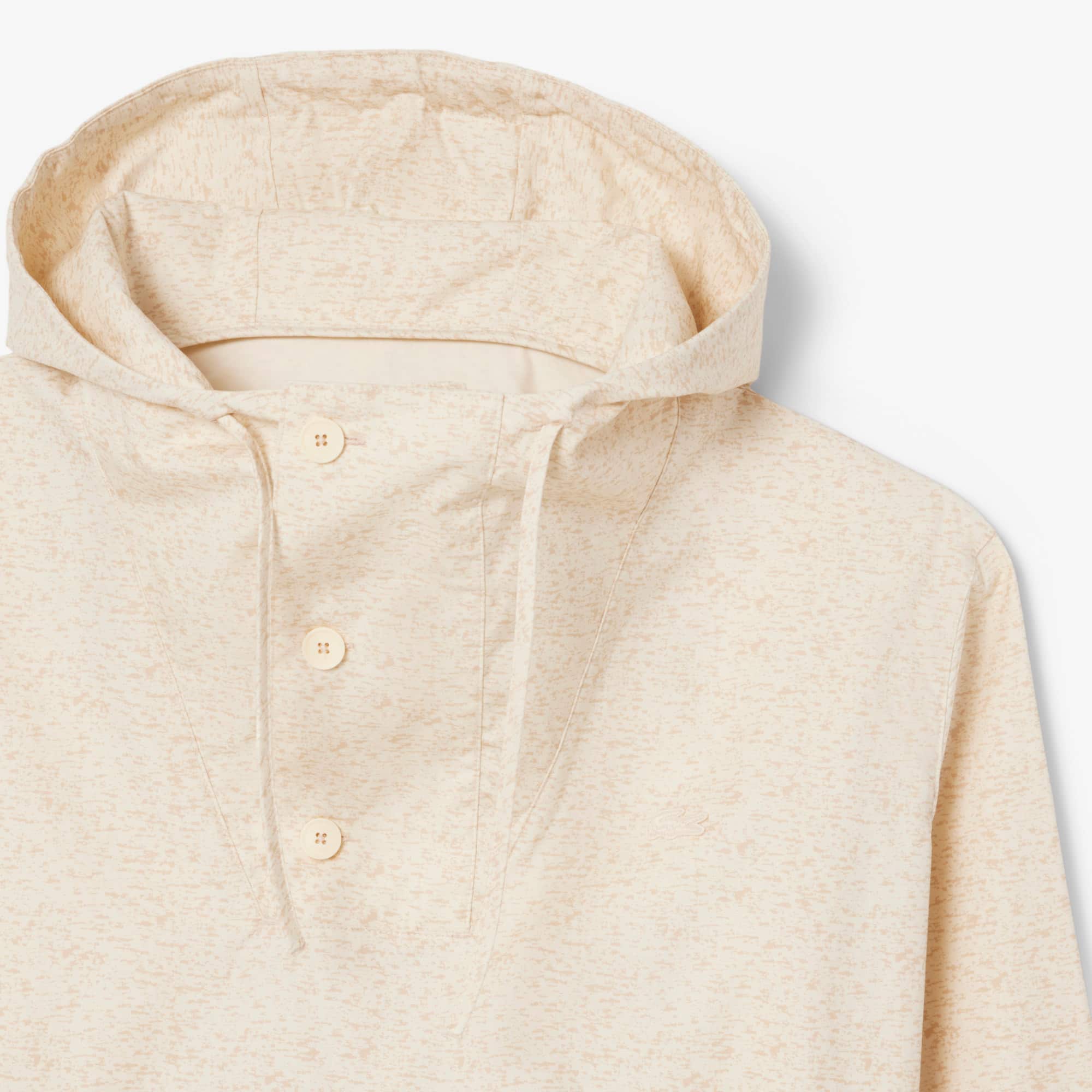 Water-Repellent Printed Jacket - Beige