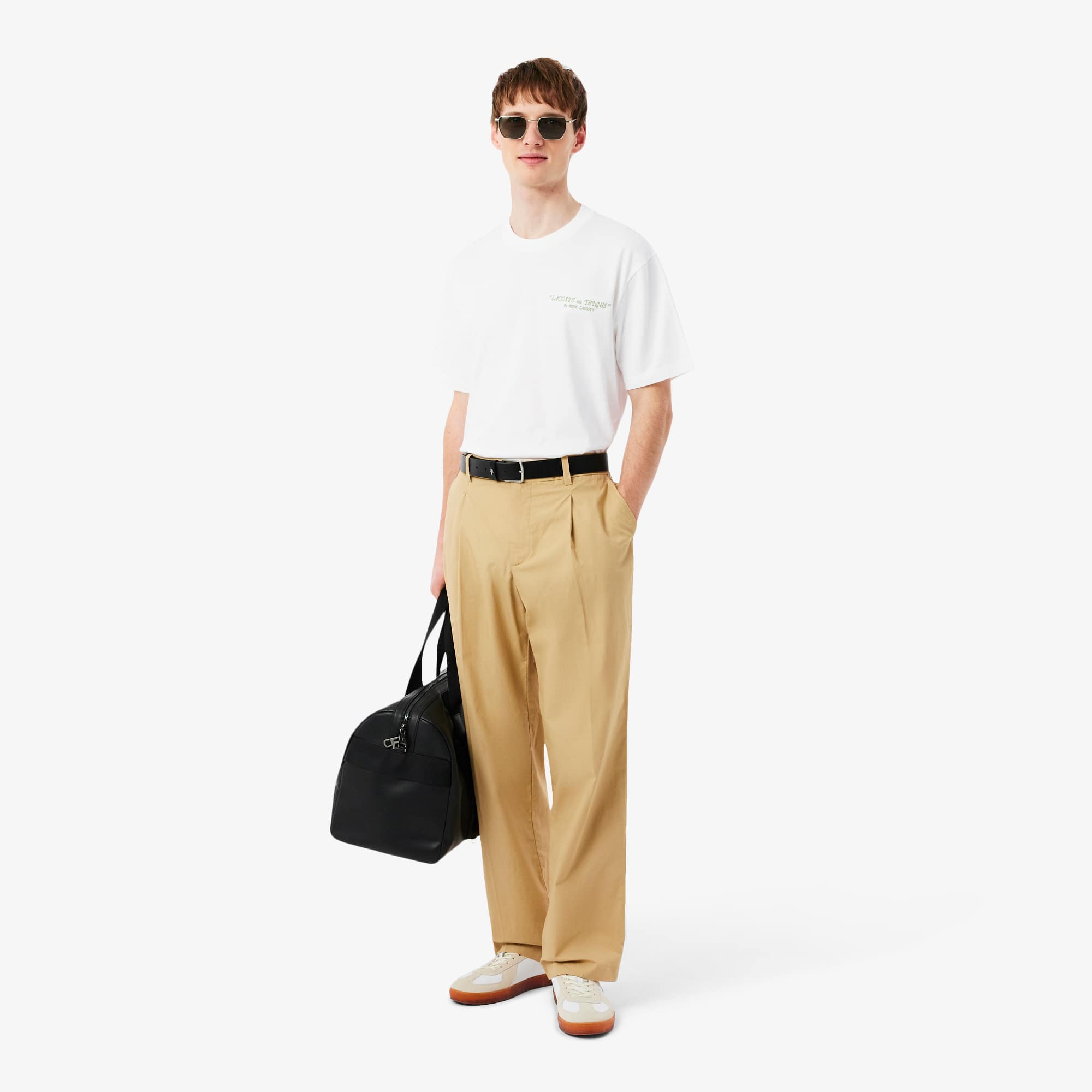 Embroidered Cotton T-Shirt - White