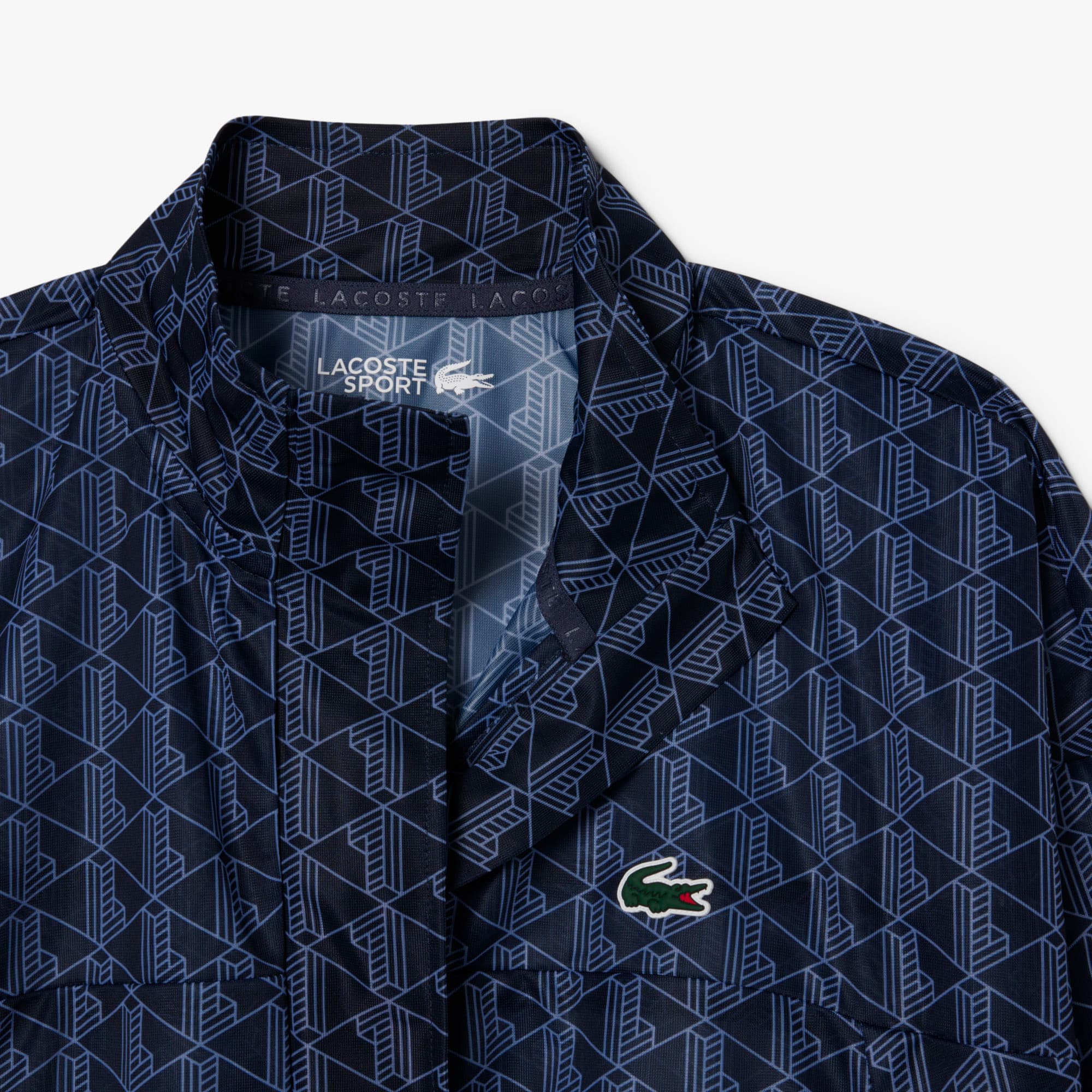 Women's Lightweight Tennis Jacket - Navy Blue / Purple