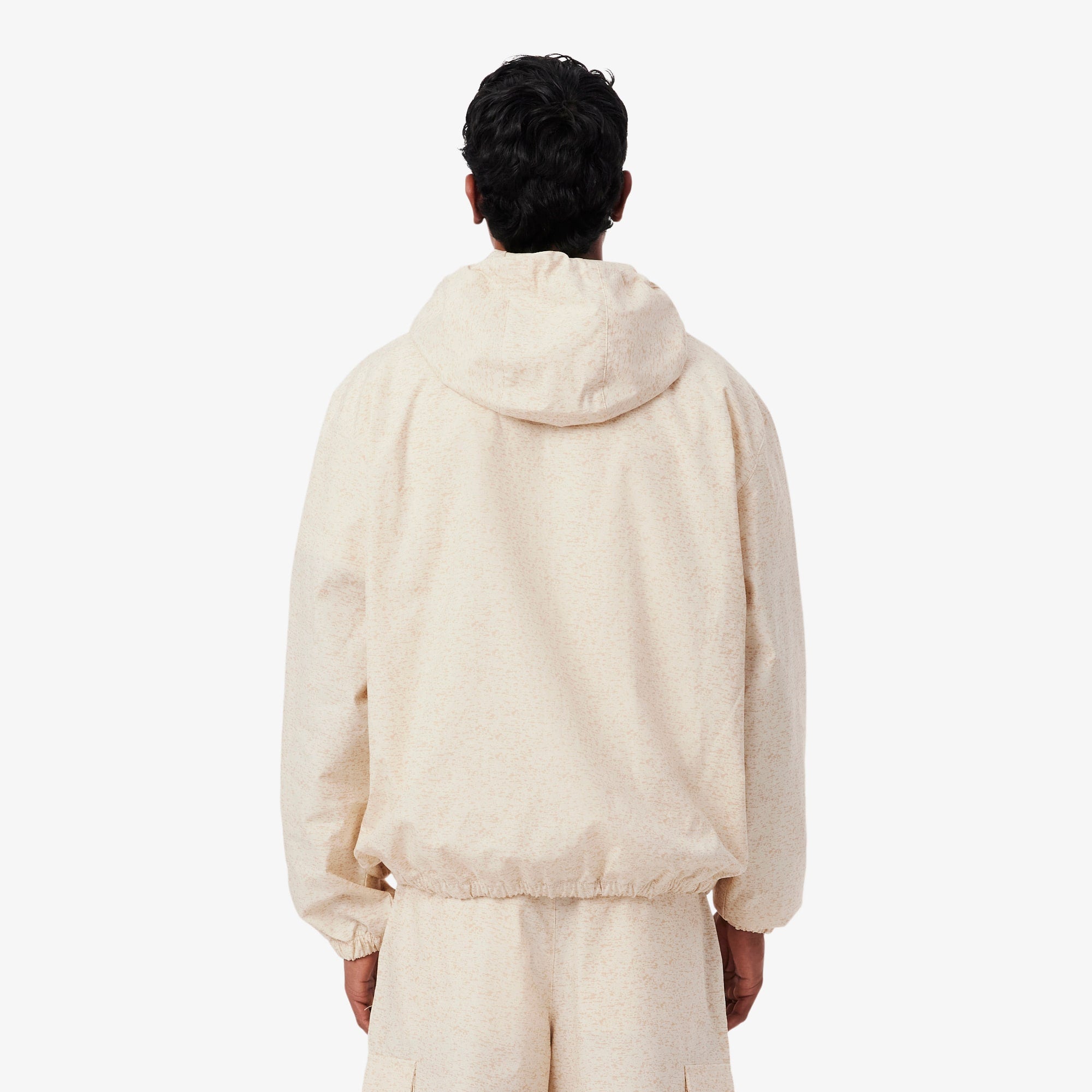 Water-Repellent Printed Jacket - Beige