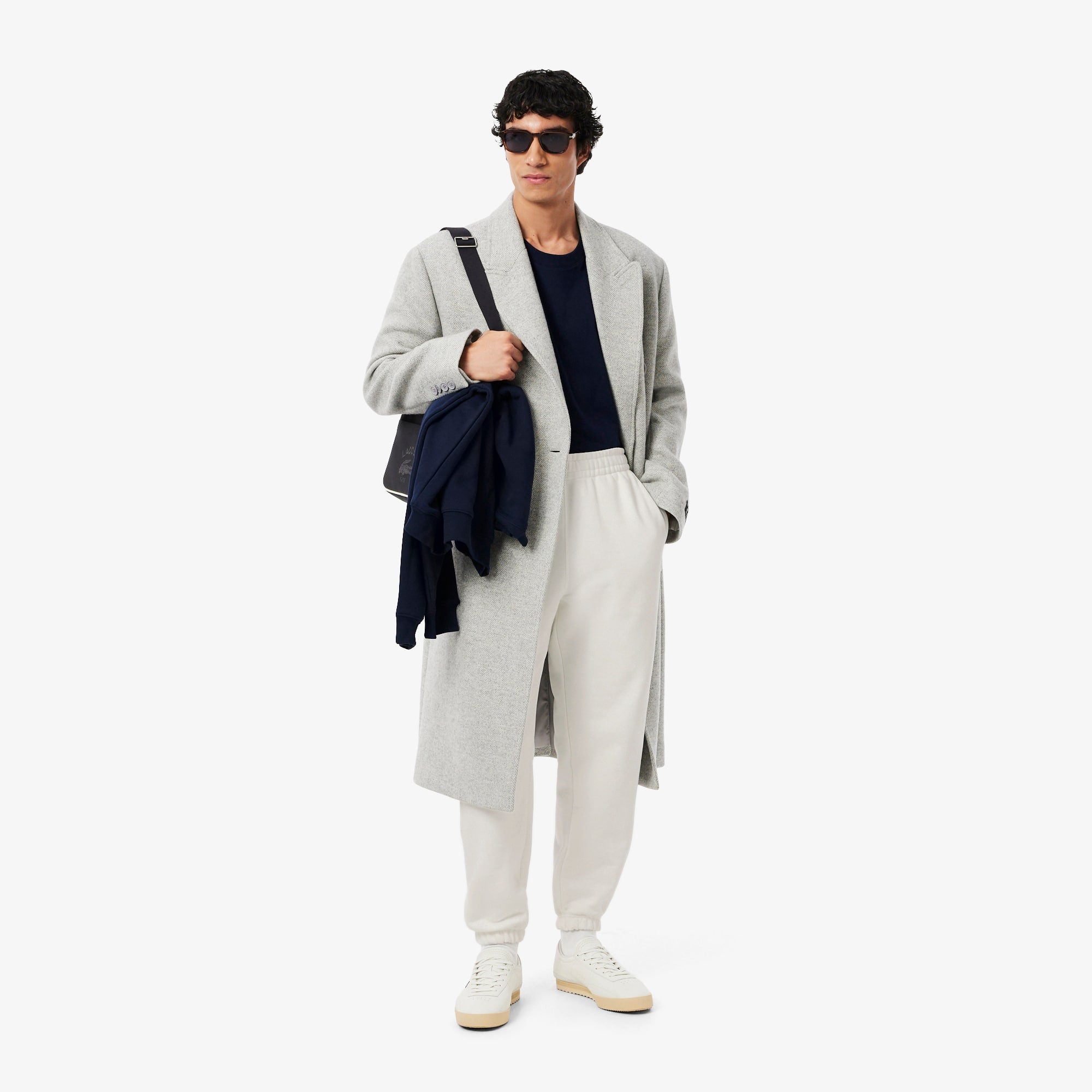 Unisex Fleece Sweatpants - White