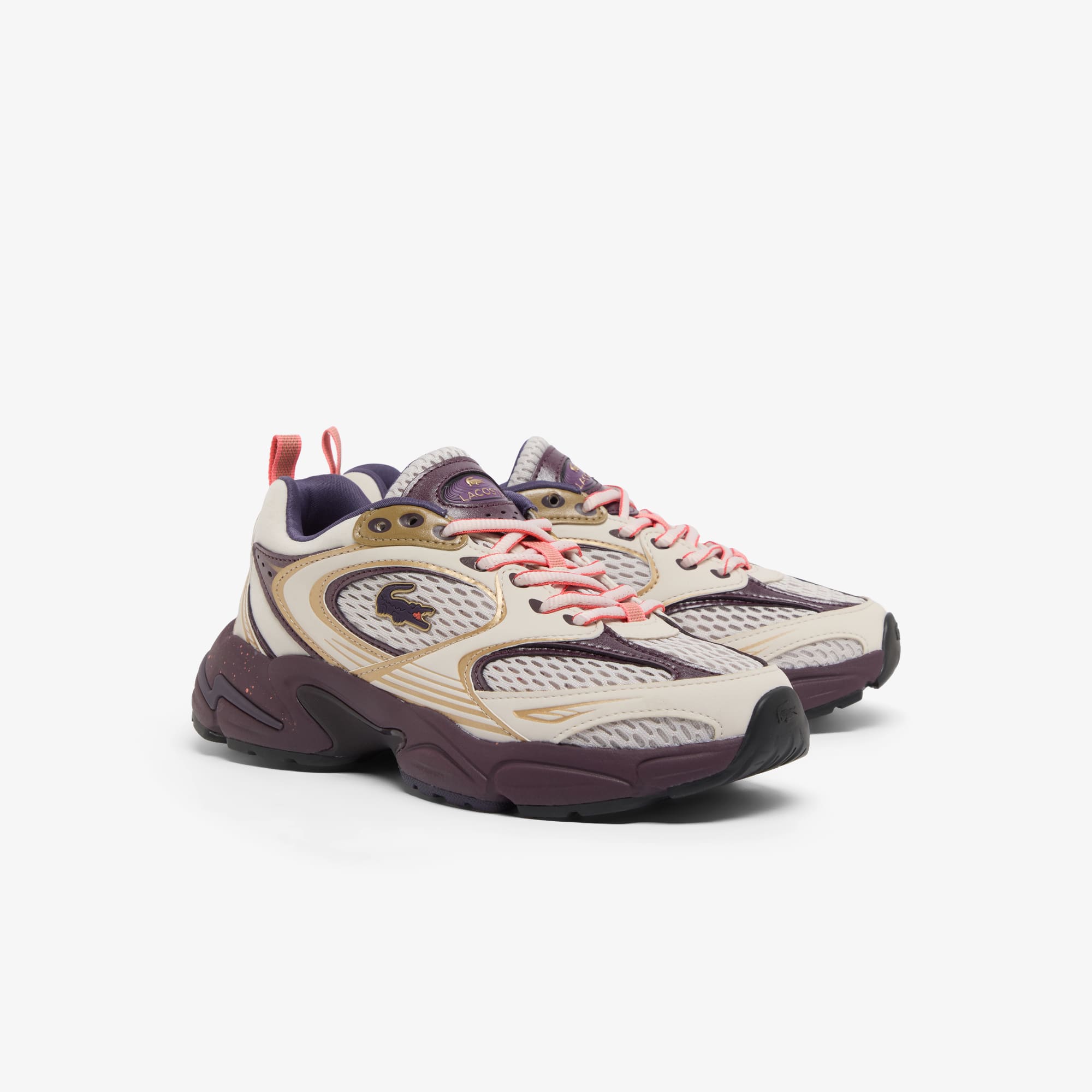 Women's Storm 96 2K Sneakers - OFF WHT/DK PURP