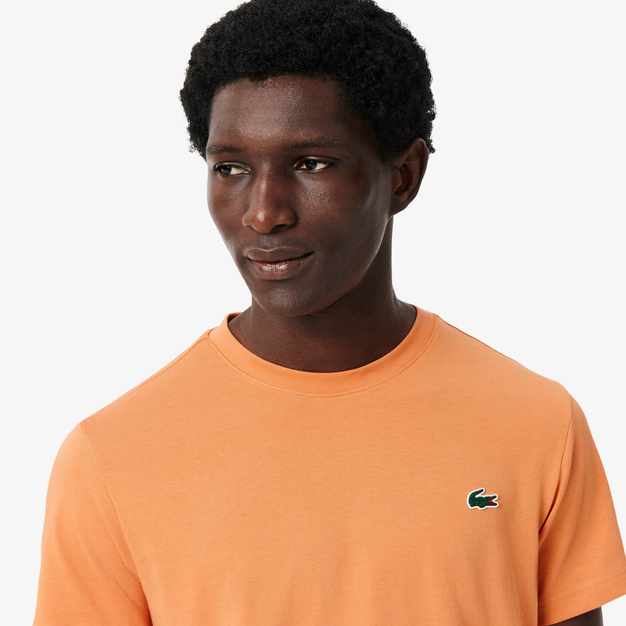 Ultra Dry Crocodile Graphic Sport T-Shirt - Orange / Rose Pale