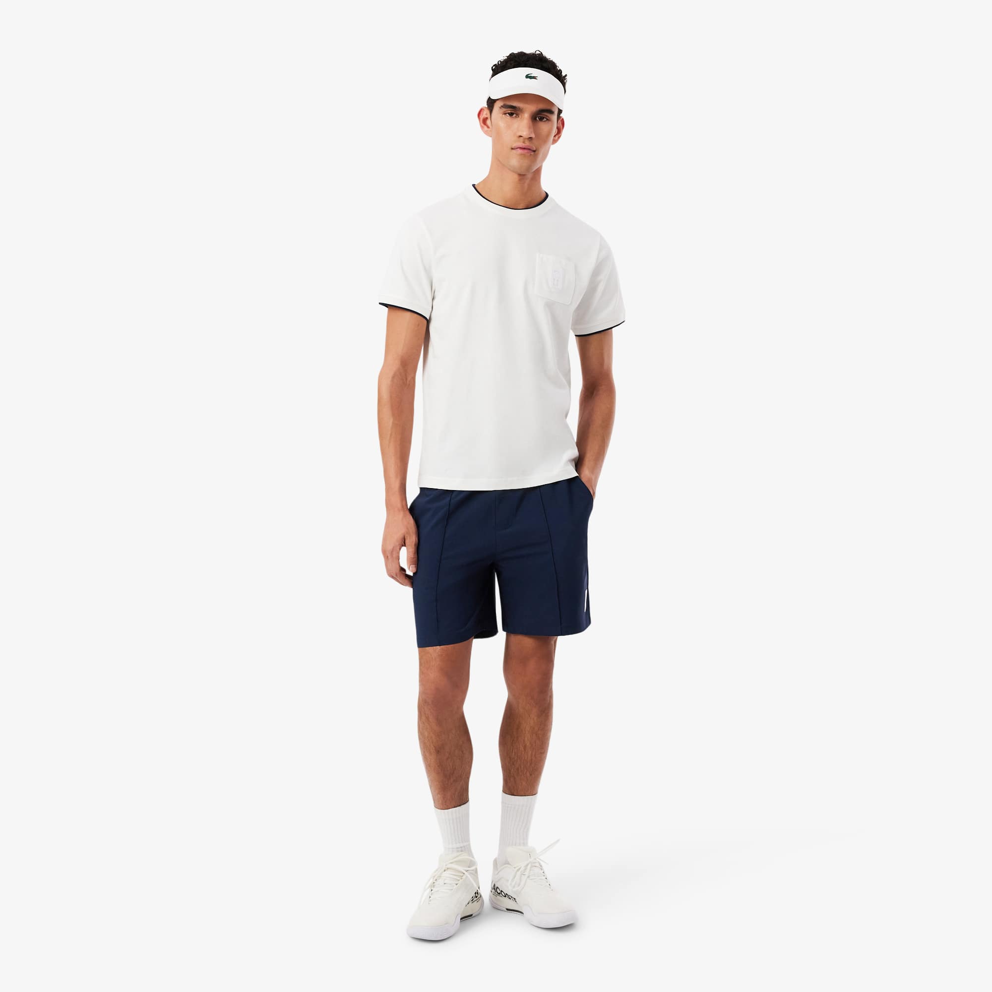 Tennis Heritage Ultra Dry Stretch Shorts - Navy Blue