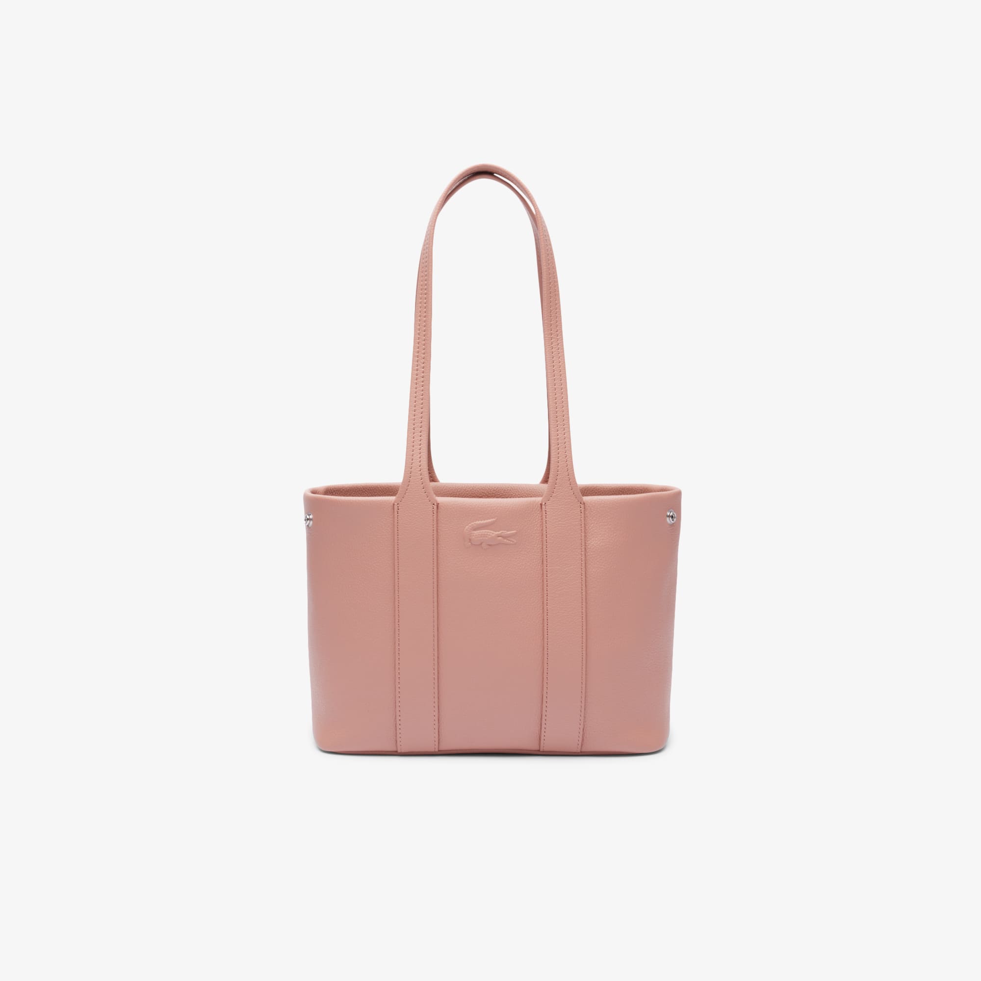 Small City Court Grain Leather Tote - TULLE