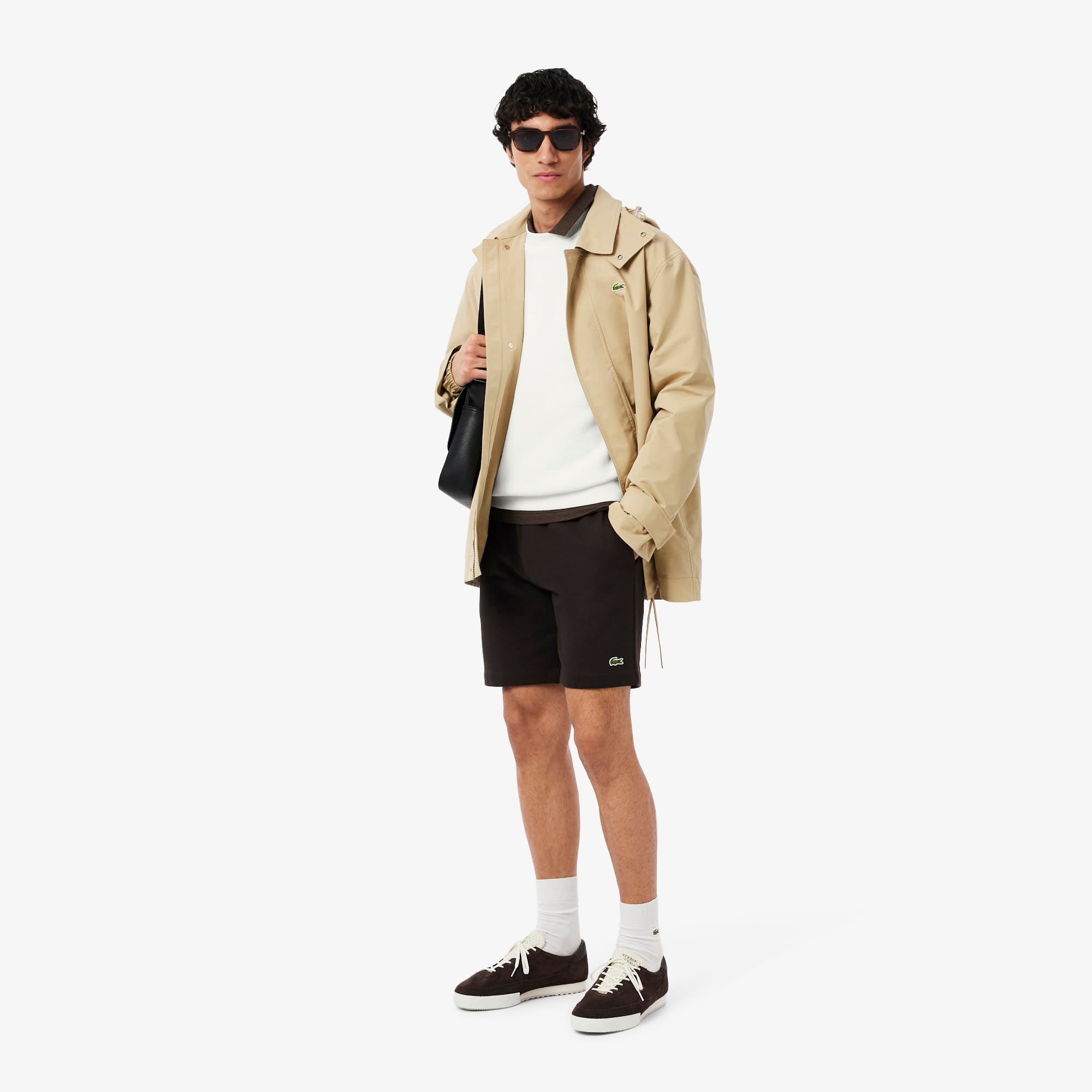 Unisex Loose Fit Heavy Fleece Sweatshirt - White