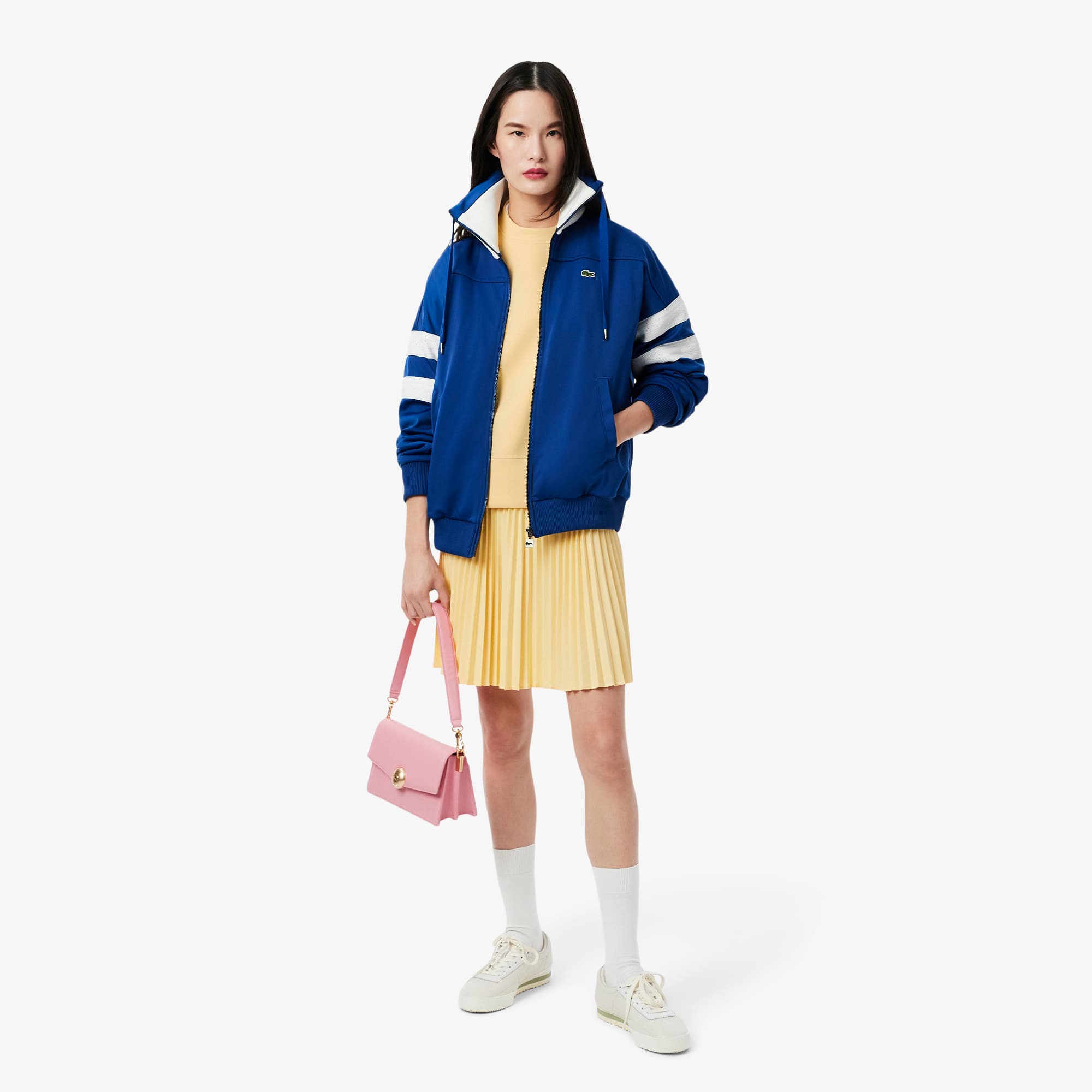 Women's Oversized Cotton Sweatshirt - Yellow