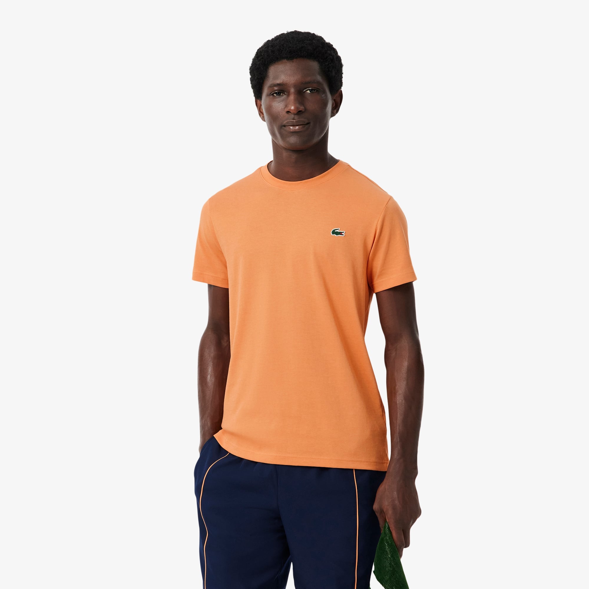 Ultra Dry Crocodile Graphic Sport T-Shirt - Orange / Rose Pale