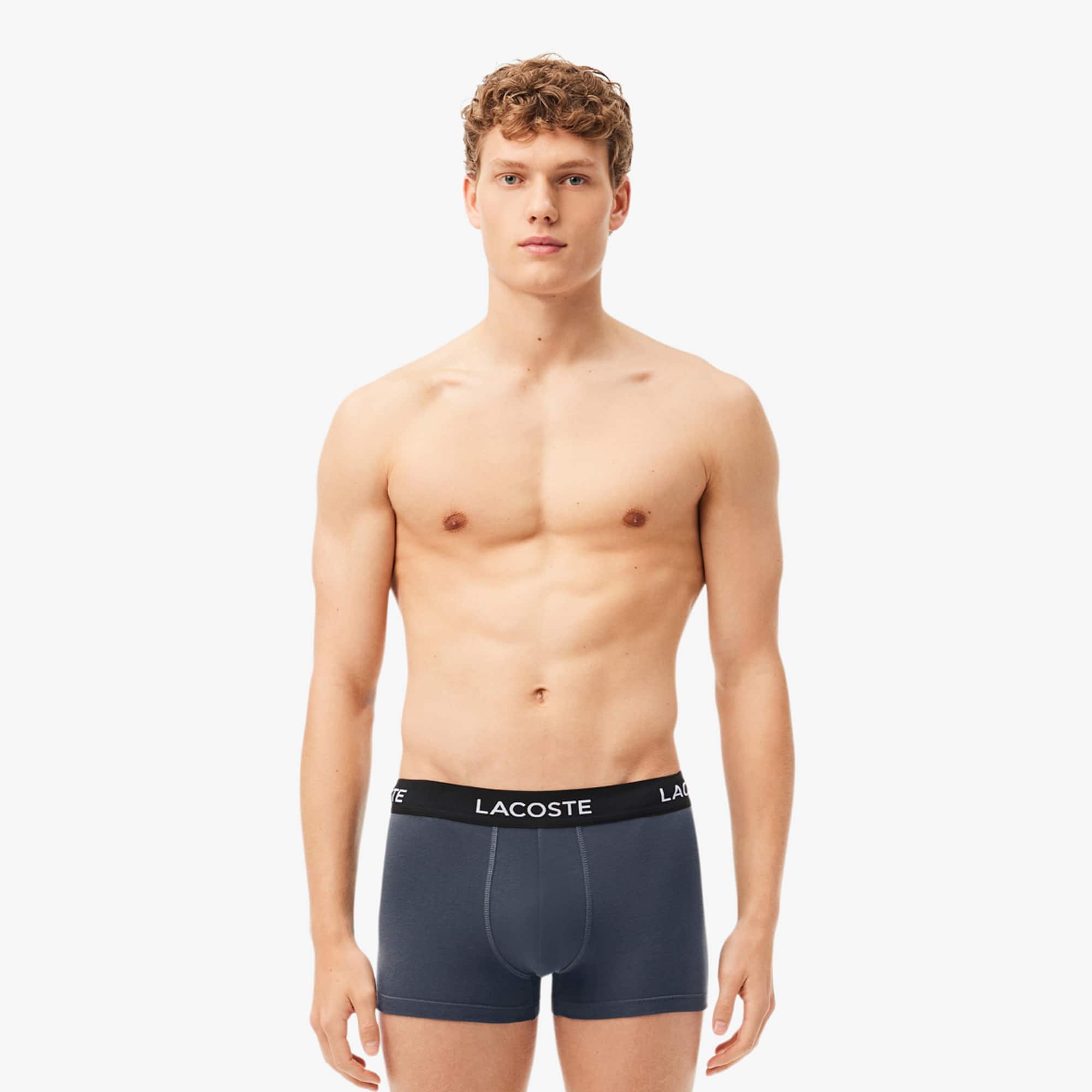 Men's 5-Pack Stretch Cotton Trunks - Grey