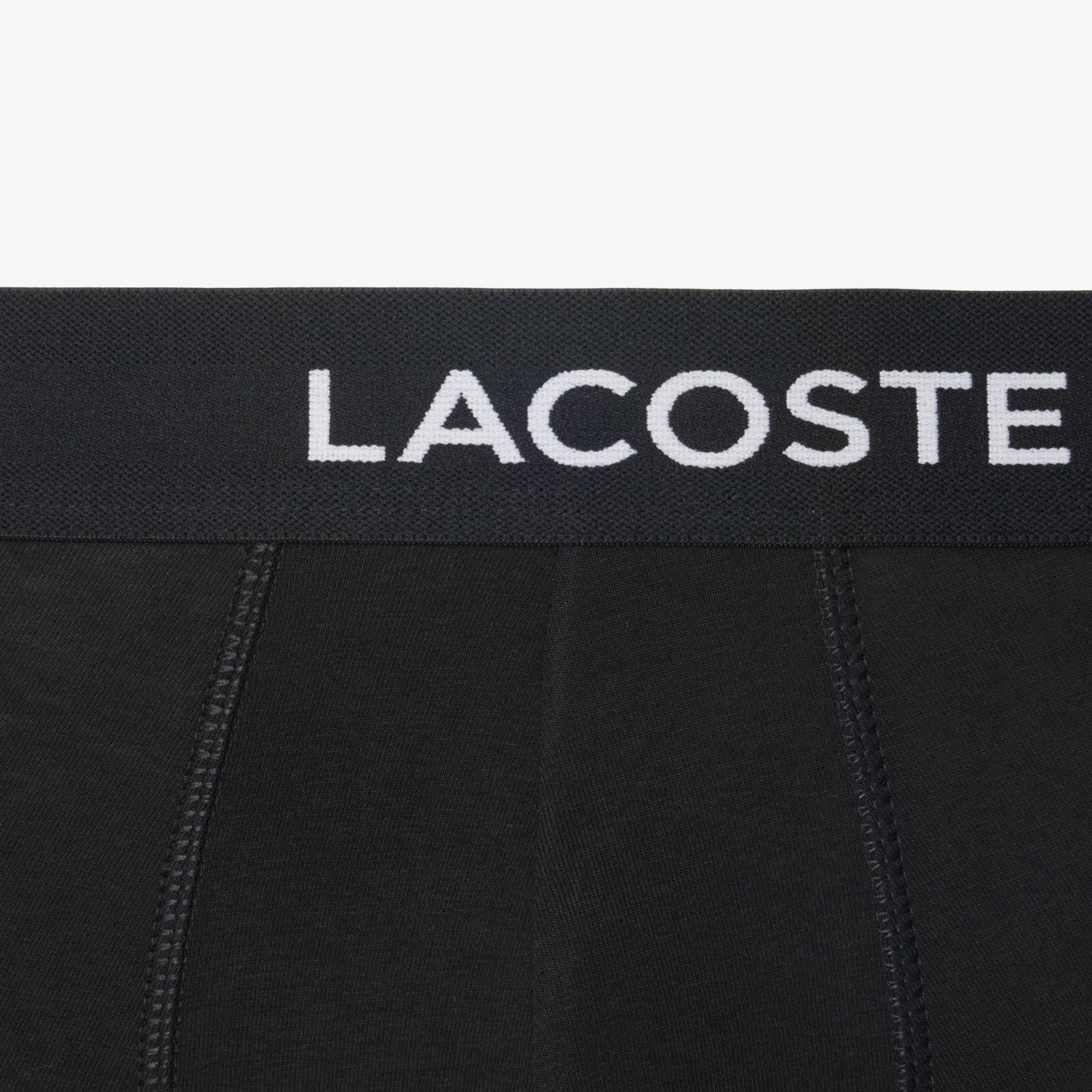 Men's Cotton Jersey Trunks 5-Pack - Black
