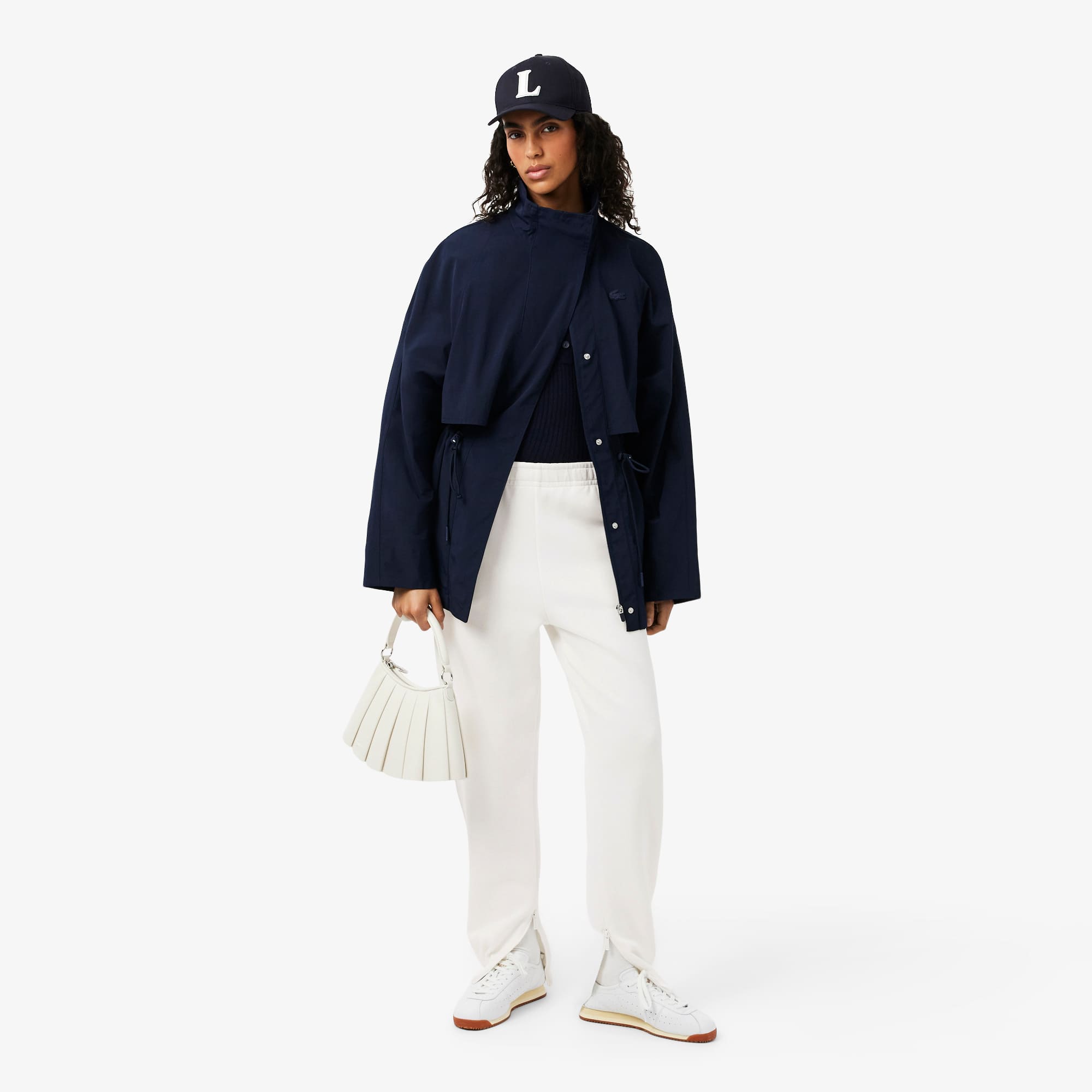 Women's Piqué Sweatpants - White
