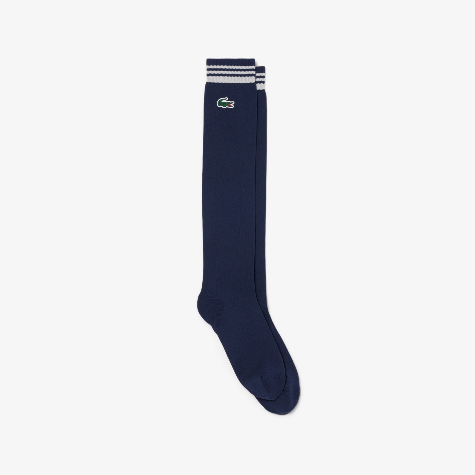 Women's Long Jersey Golf Socks - Navy Blue