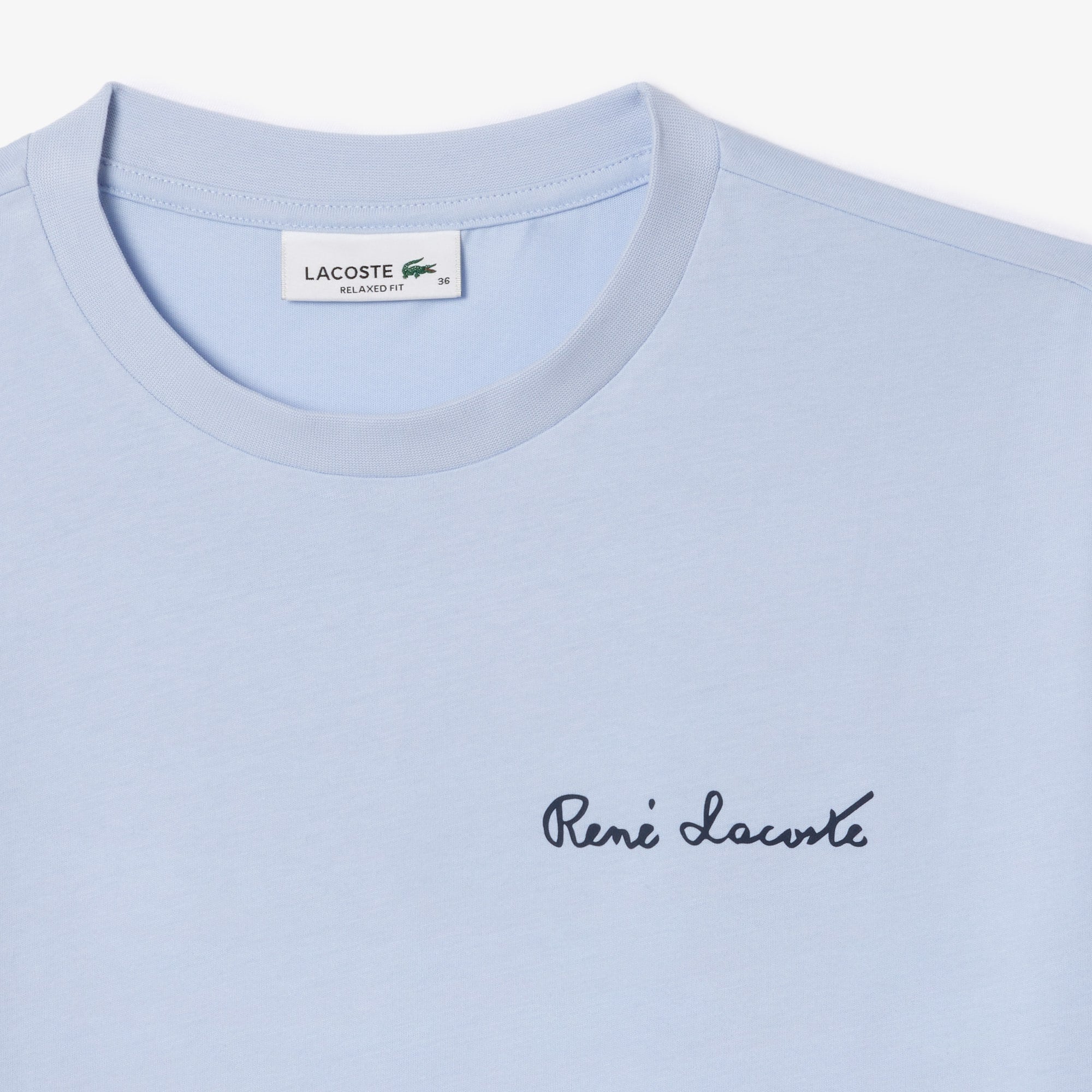 Women's Relaxed Fit Branded Cotton T-Shirt - Phoenix blue