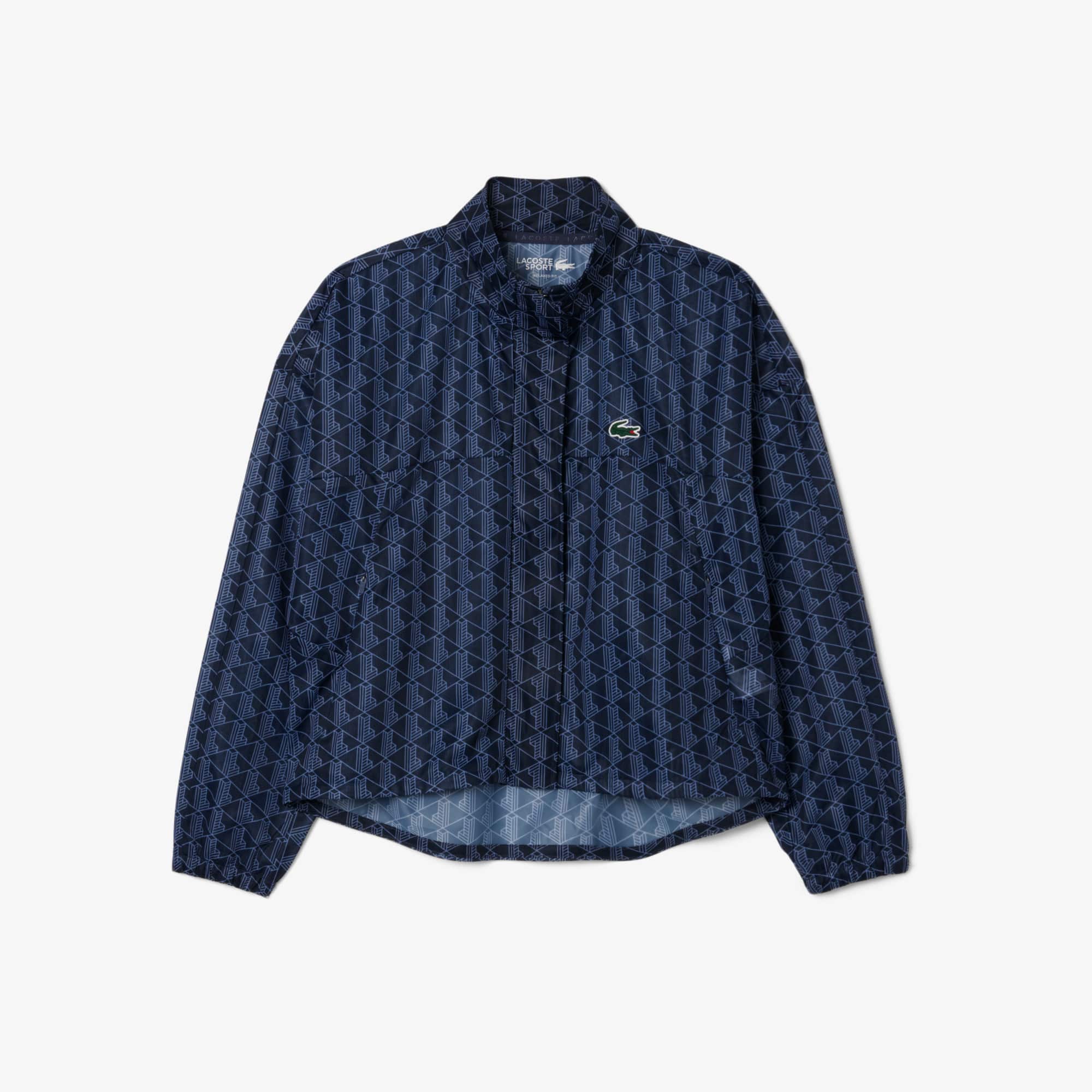 Women's Lightweight Tennis Jacket - Navy Blue / Purple