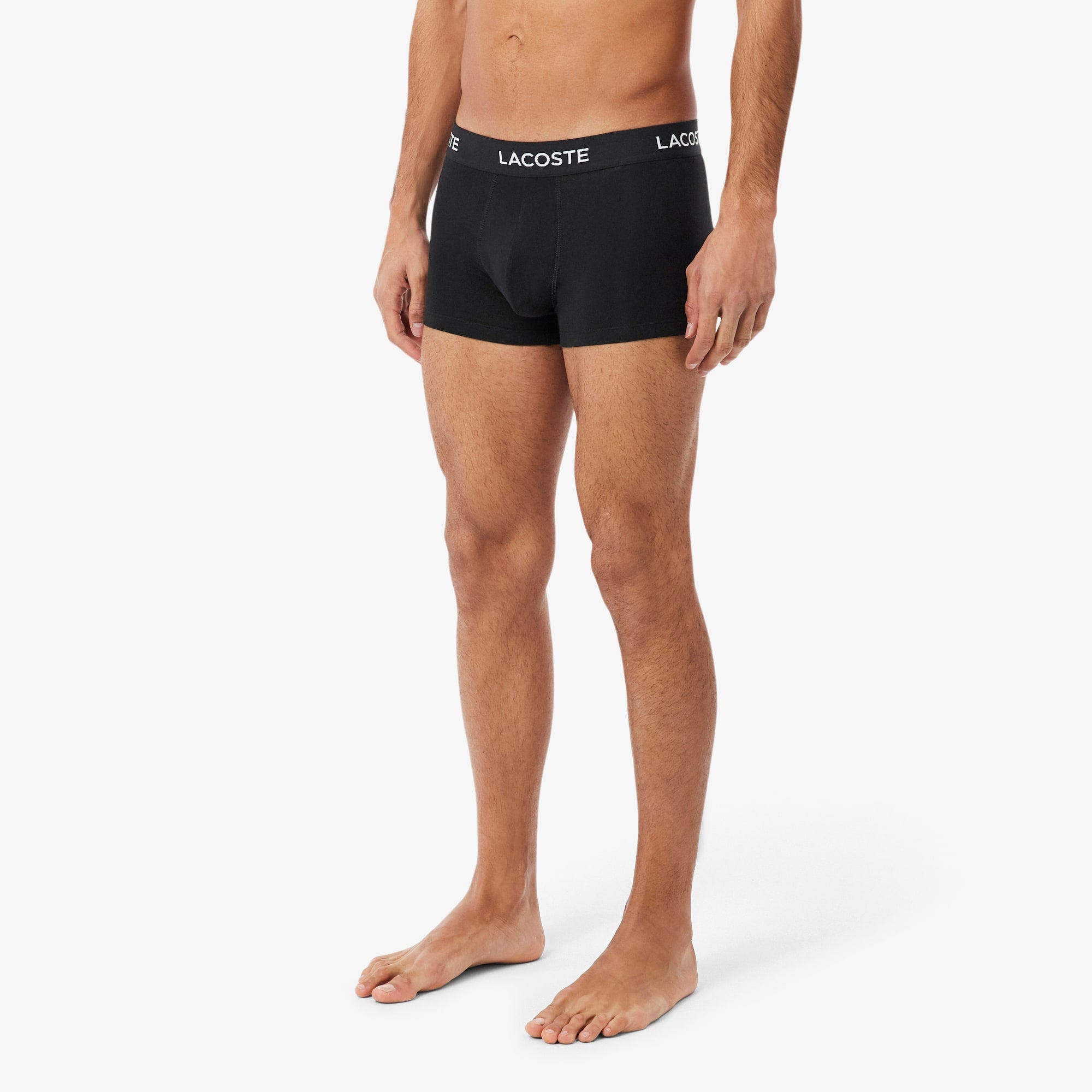 Men's Cotton Jersey Trunks 5-Pack - Black