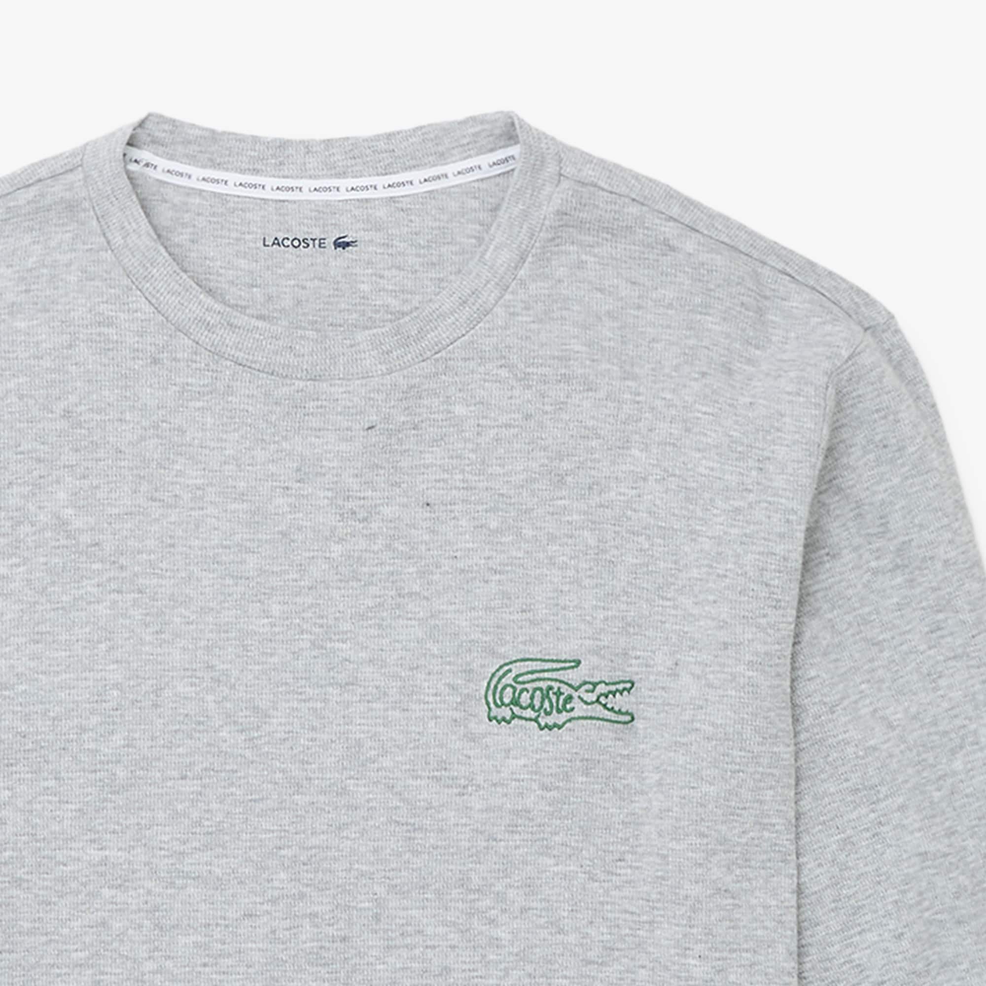 Men's Waffled Cotton Undershirt - Grey Chine