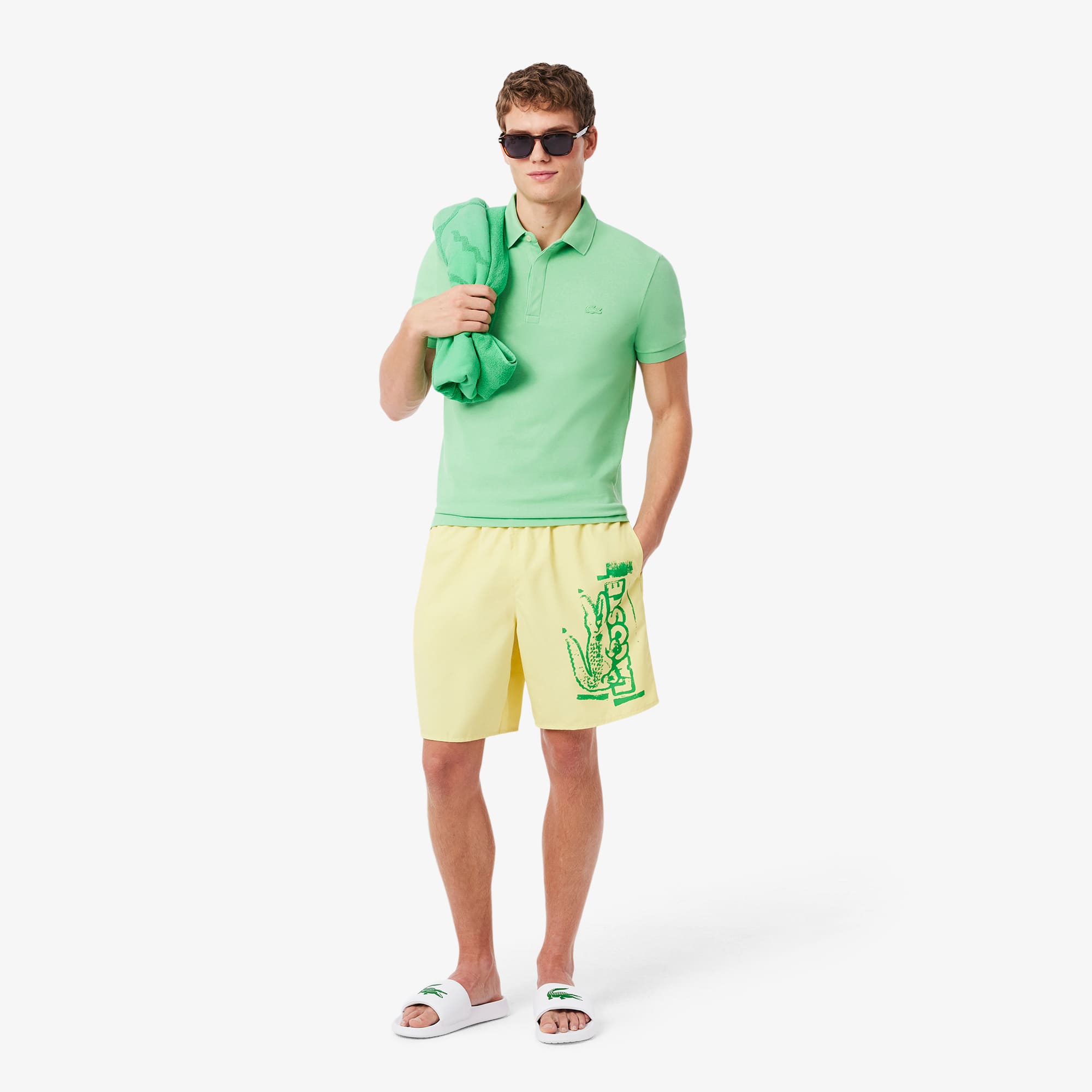 Men's Serve Slide 1.0 - White/Green