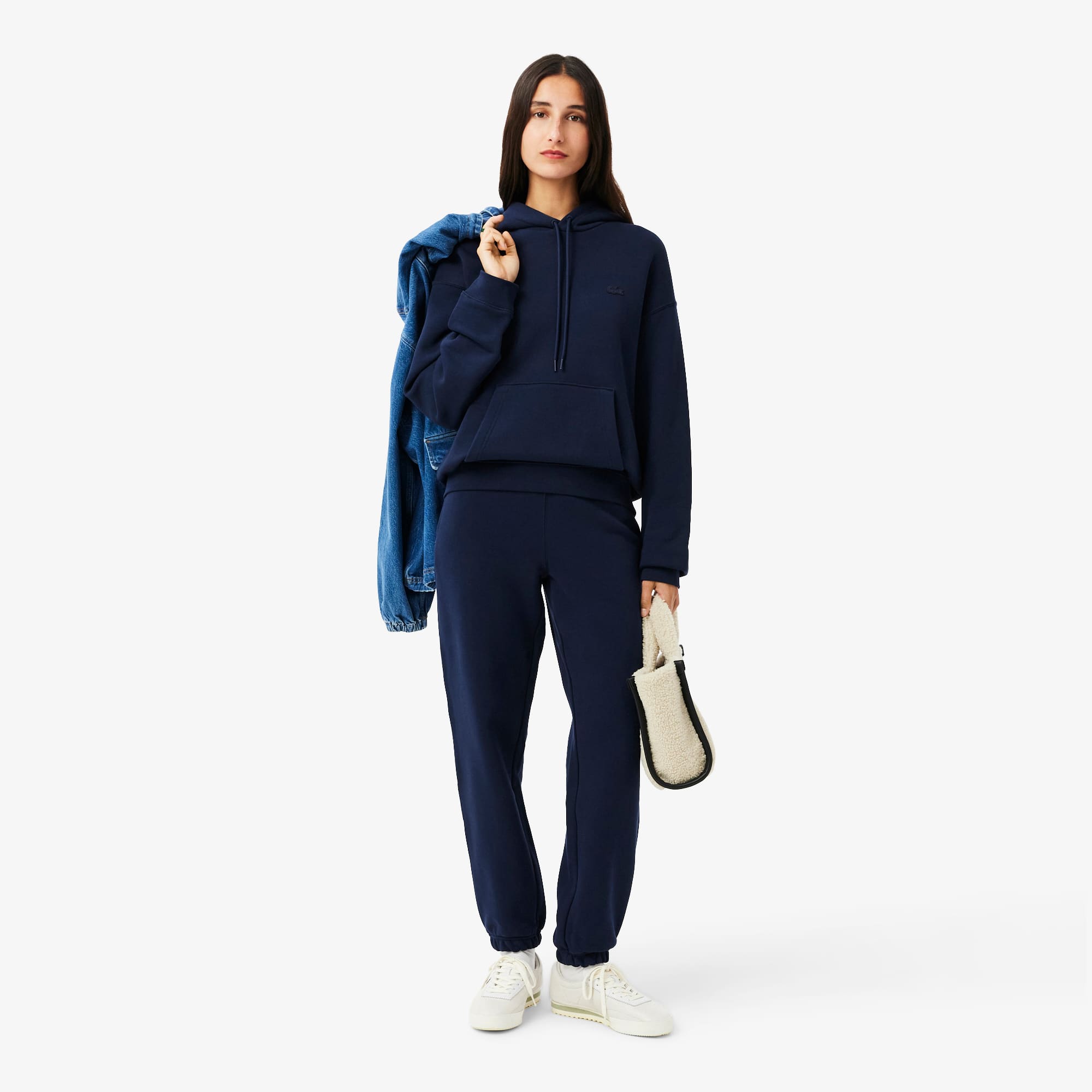 Unisex Fleece Sweatpants - Navy Blue