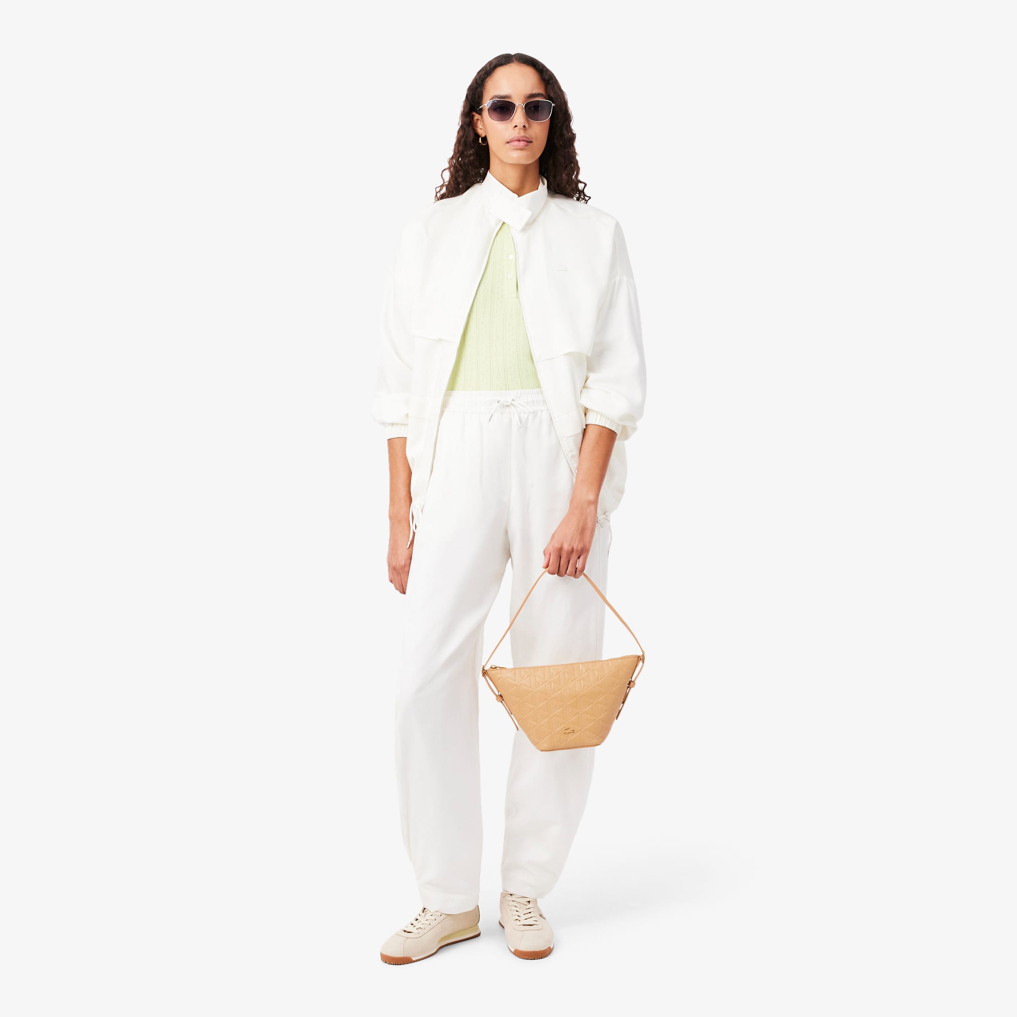Small Maheki Embossed Leather Hobo Bag - DOE