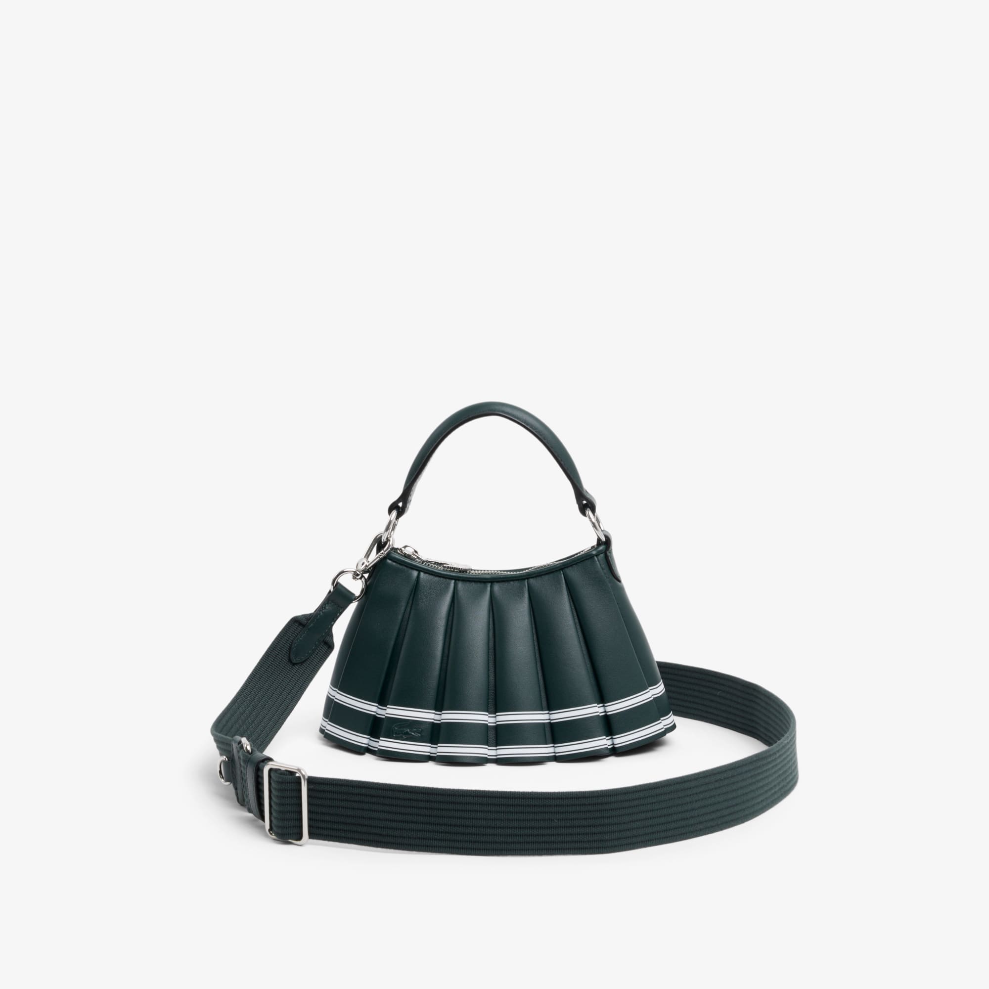 Runway Mini Lenglen Striped Leather Bag - WHITE VARECH