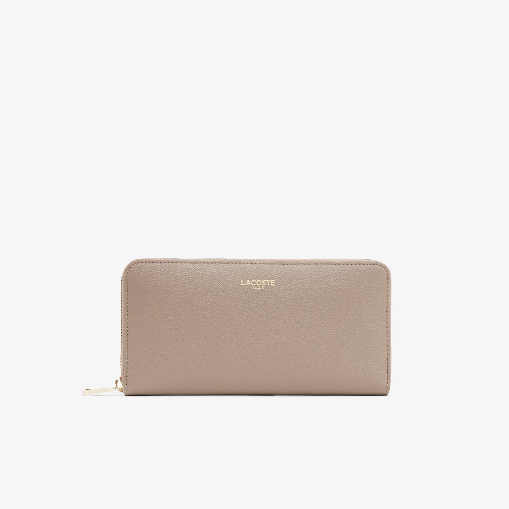 Champs-Élysées Zipped Billfold - Taupe