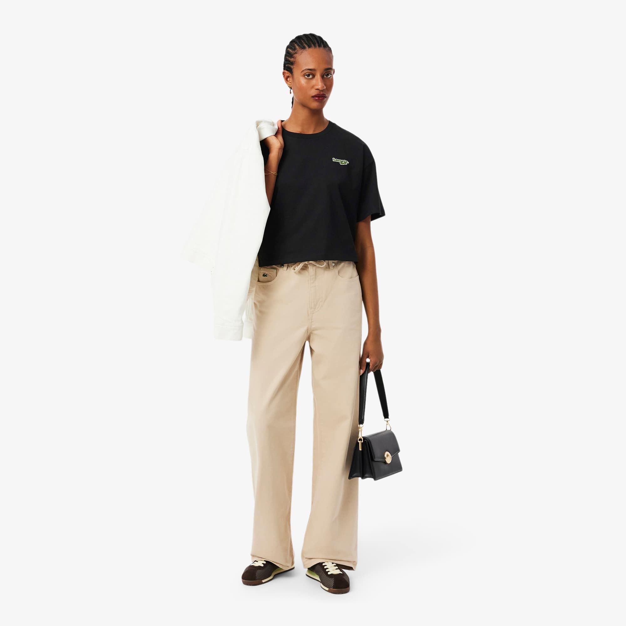 Casual Cotton Jersey T-Shirt - Black